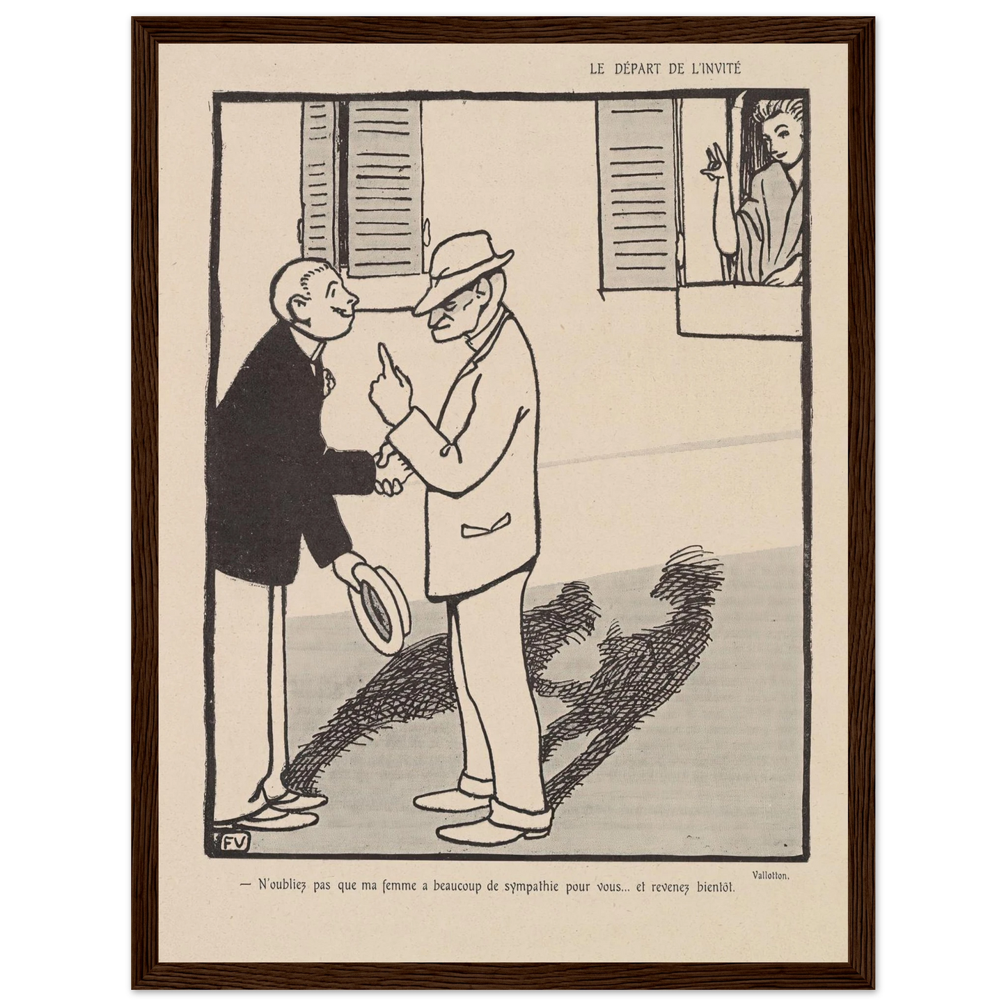 22 août 1903 Art Print | Felix Vallotton-Quipham Collections