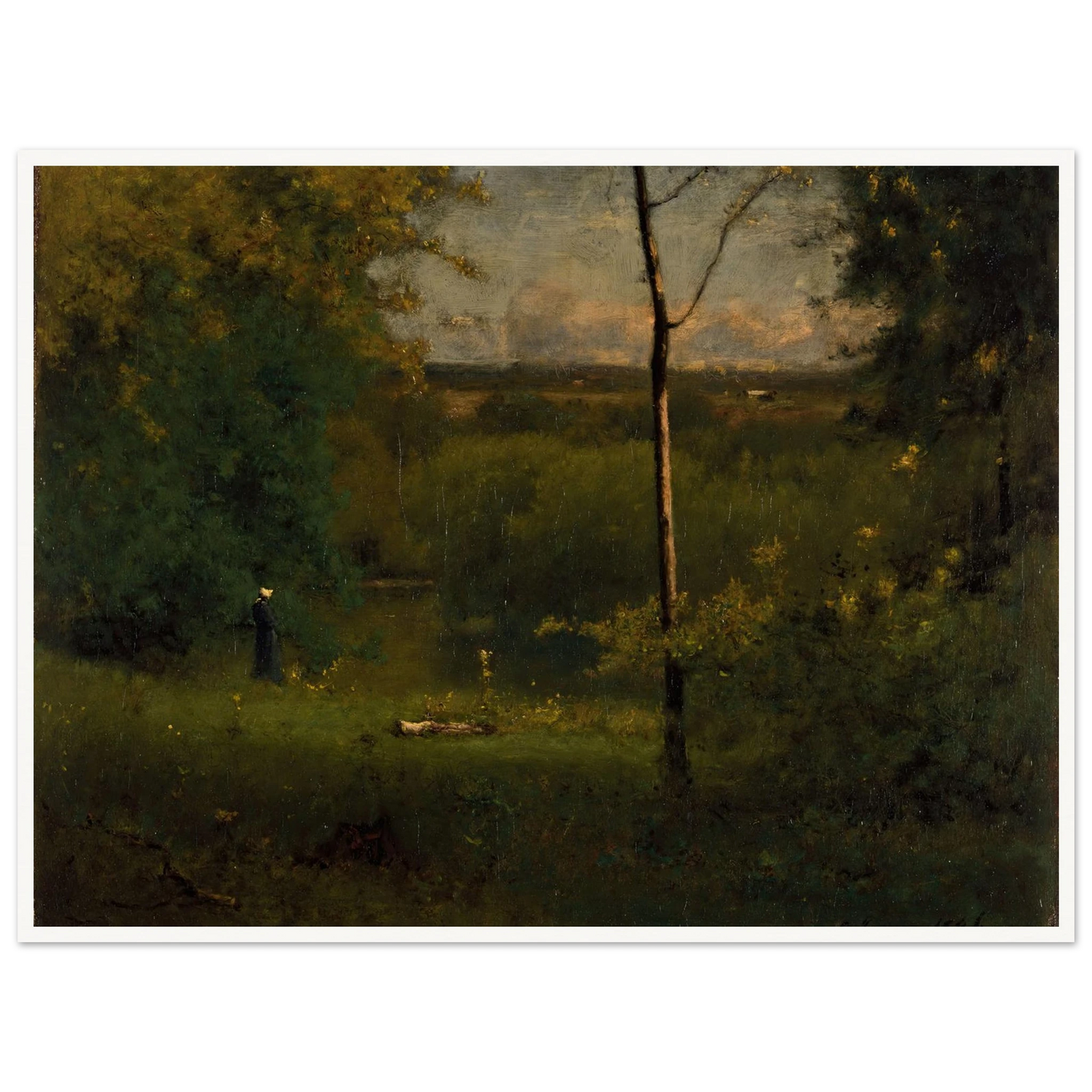 Looking over the River (1886) Art Print | George Inness-Quipham Collections