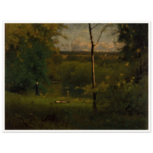 Looking over the River (1886) Art Print | George Inness-Quipham Collections
