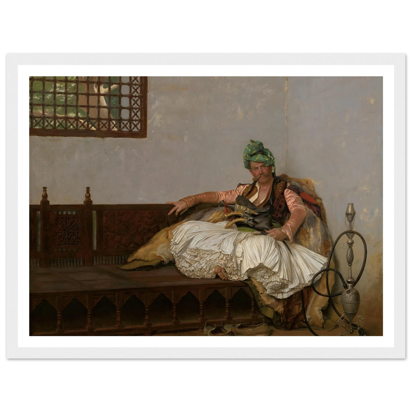 A Bashi-Bazouk Chieftan (circa 1880-82) Art Print | Jean Leon Gerome-Quipham Collections