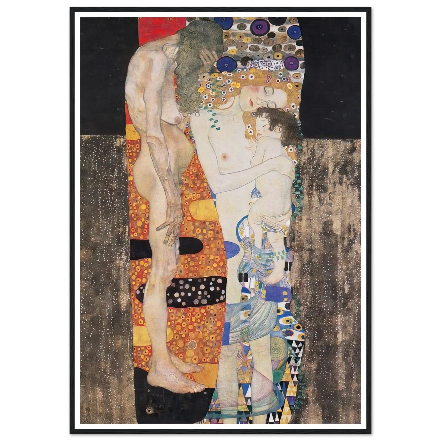 The Three Ages of the Woman (1905) Art Print | Gustav Klimt-Quipham Collections