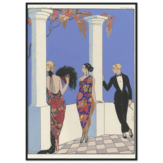 Joie de vivre; Falbalas et Fanfreluches. (1923) Art Print | George Barbier-Quipham Collections