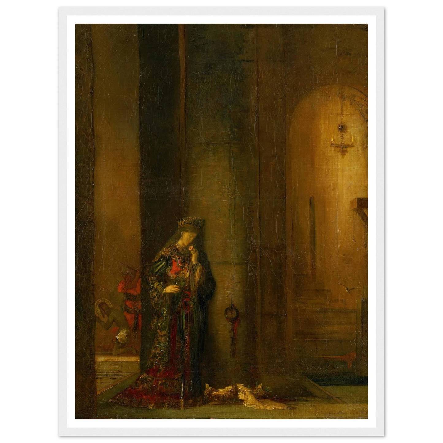 Salome At The Prison Art Print | Gustave Moreau-Quipham Collections