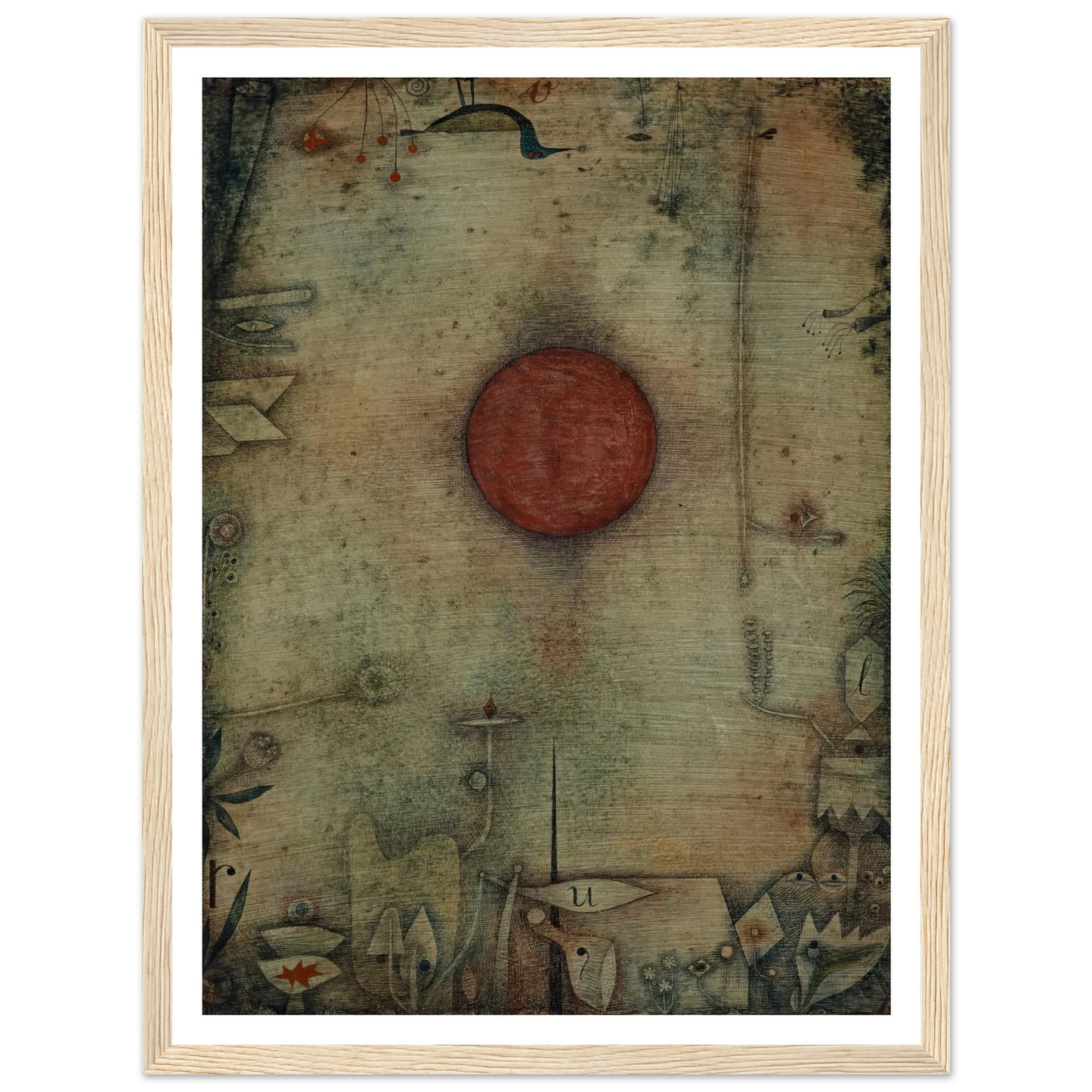 Ad marginem (1930) Art Print | Paul Klee-Quipham Collections