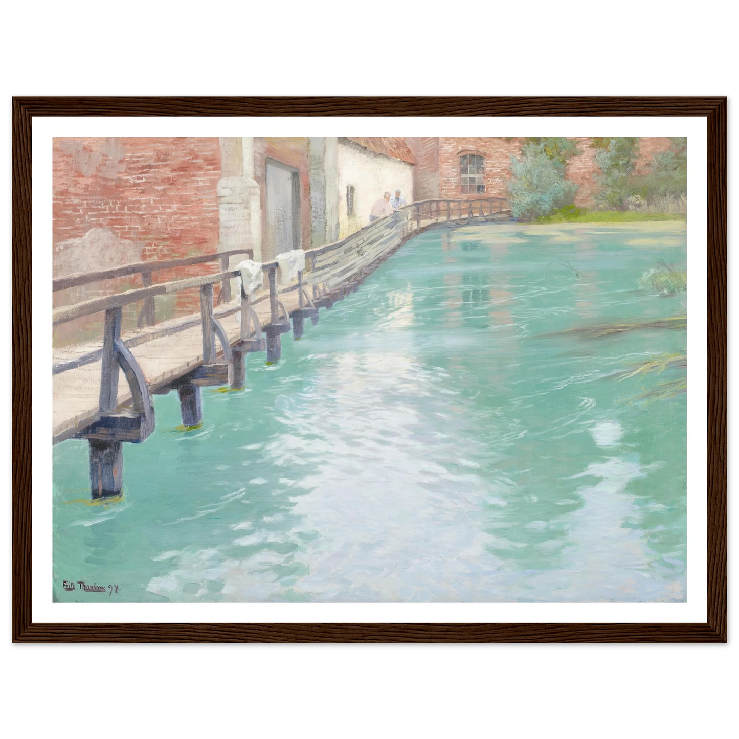 The Mills at Montreuil-sur-Mer, Normandy (1891) Art Print | Frits Thaulow-Quipham Collections