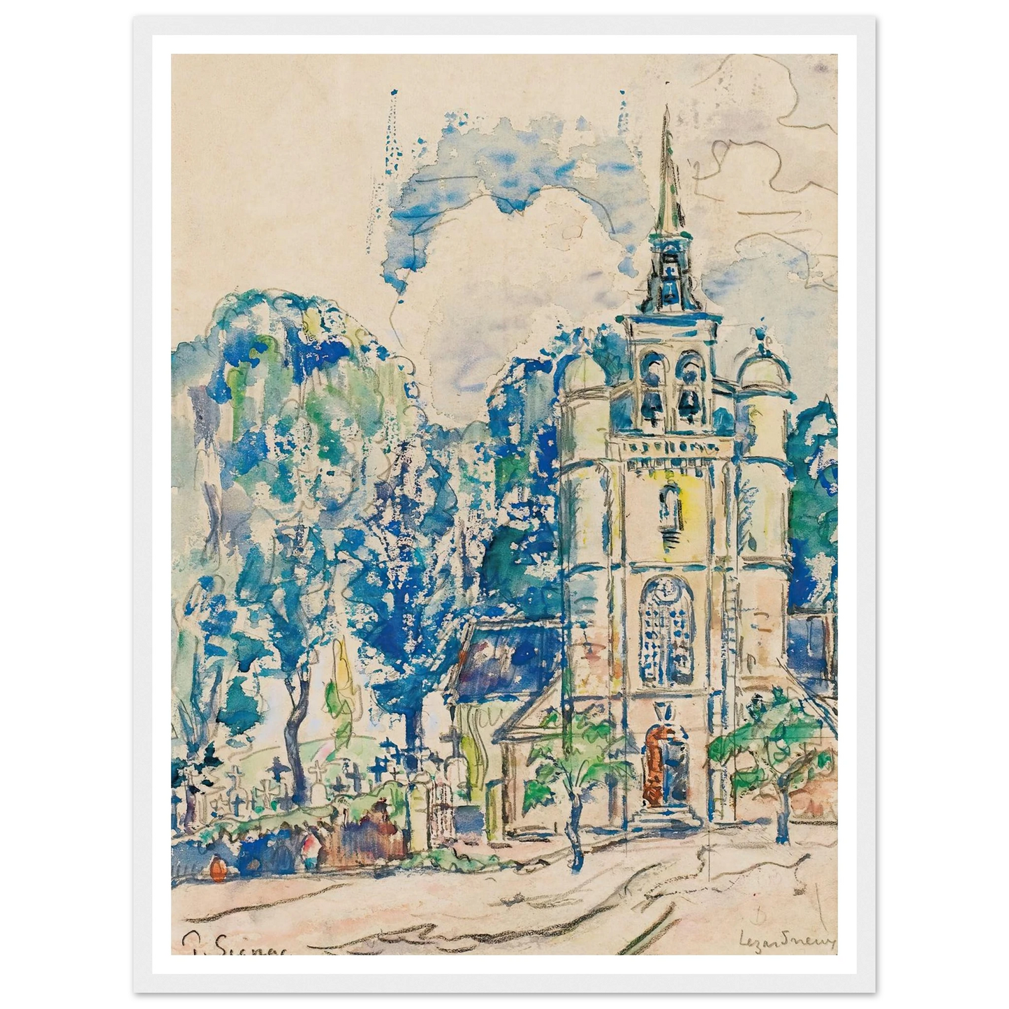 Lezardieux Art Print | Paul Signac-Quipham Collections