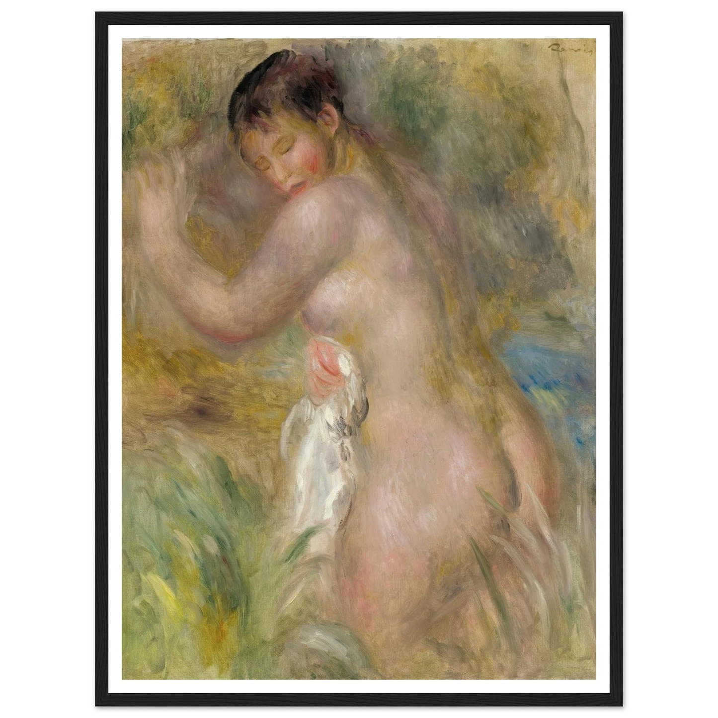 La Baigneuse Art Print | Pierre Auguste Renoir-Quipham Collections