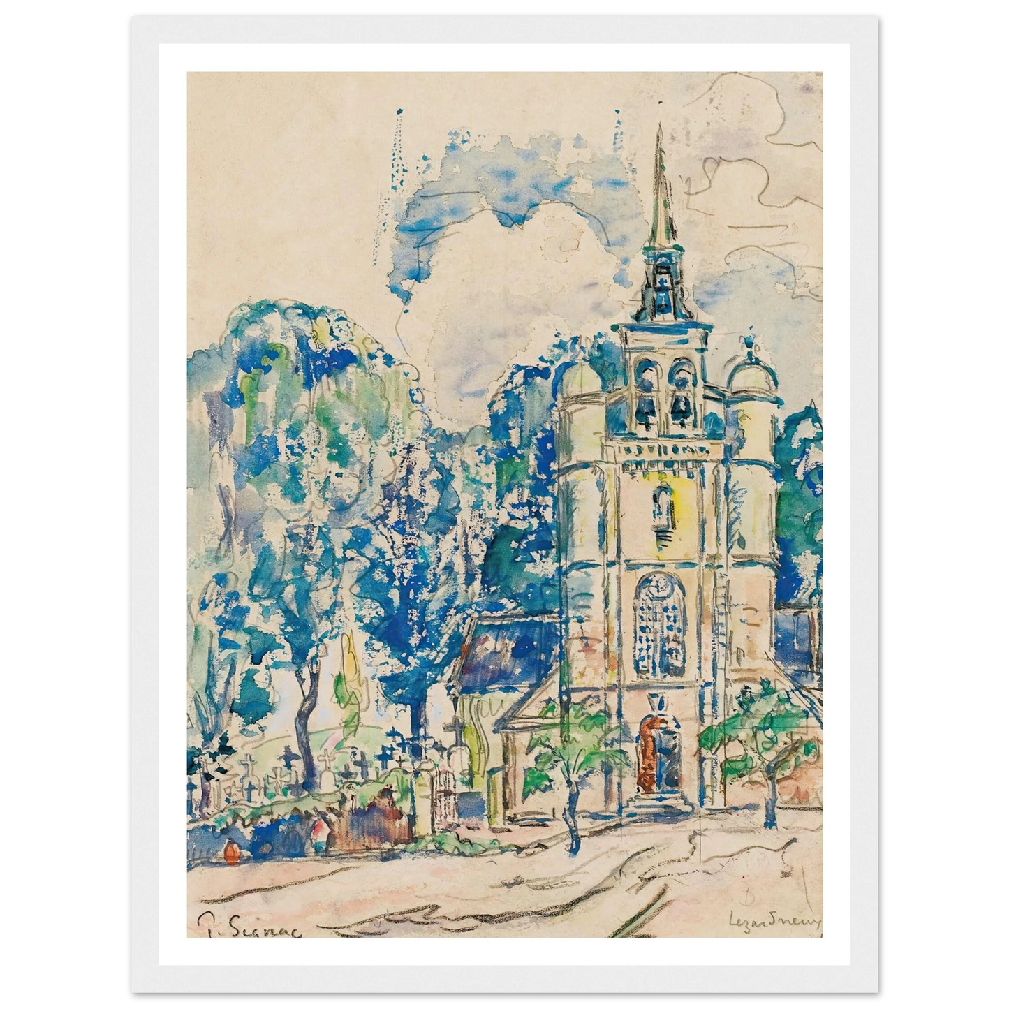 Lezardieux Art Print | Paul Signac-Quipham Collections