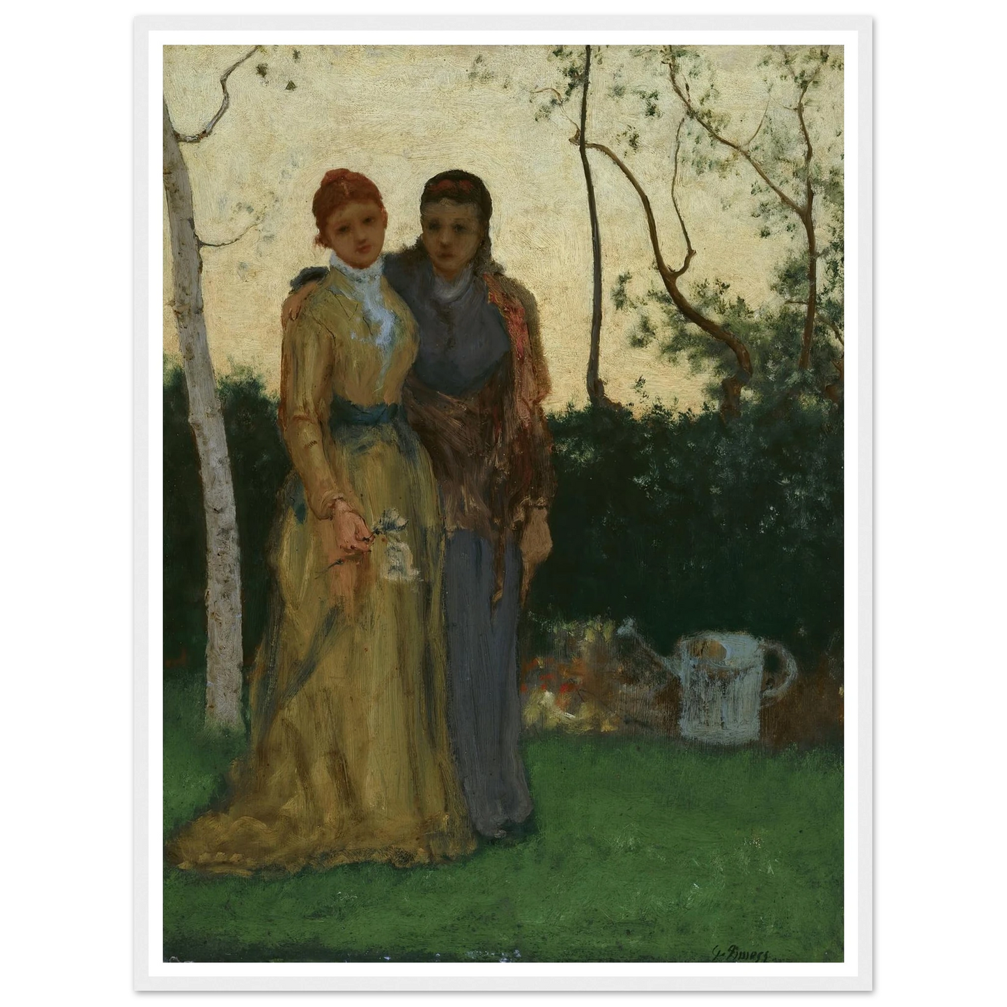 The Sisters (1882) Art Print | George Inness-Quipham Collections