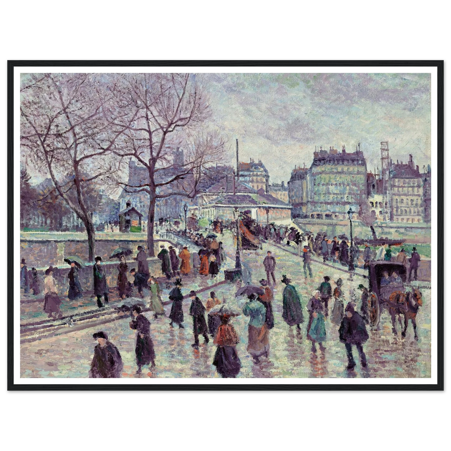 Paris, le Pont de l’Archevêché (1896) Art Print | Maximilien Luce-Quipham Collections