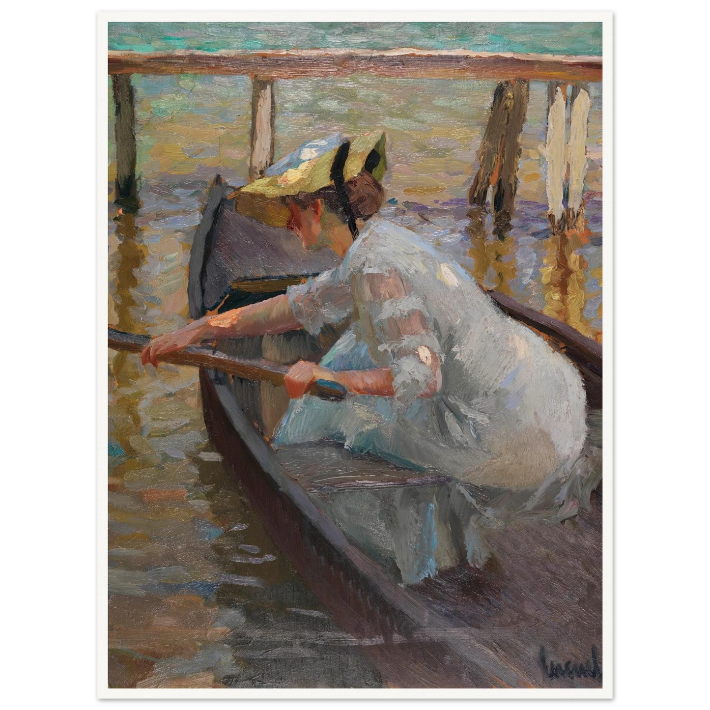 Evening trip (1920) Art Print | Edward Cucue-Quipham Collections