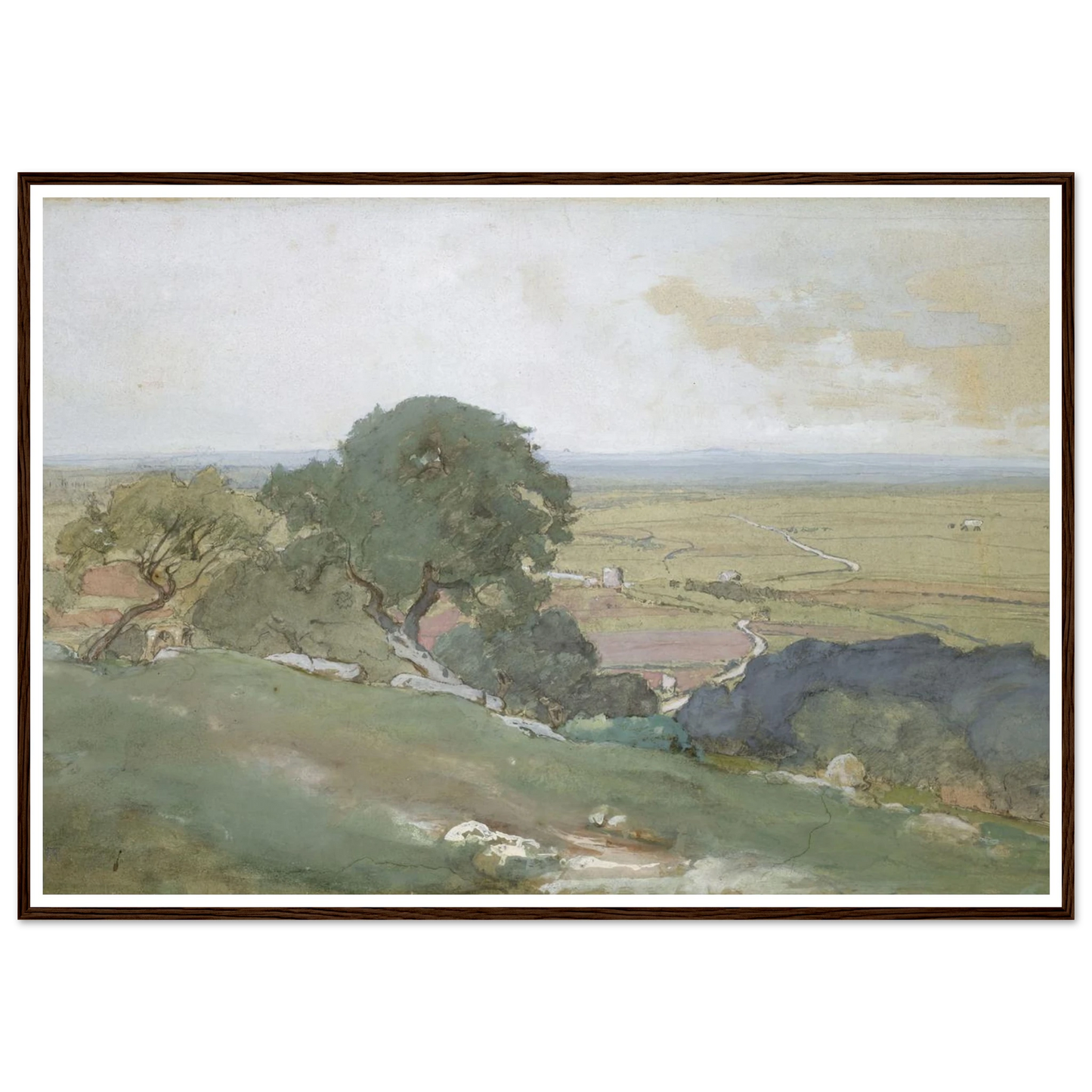 Olive Trees at Tivoli (1873) Art Print | George Inness-Quipham Collections