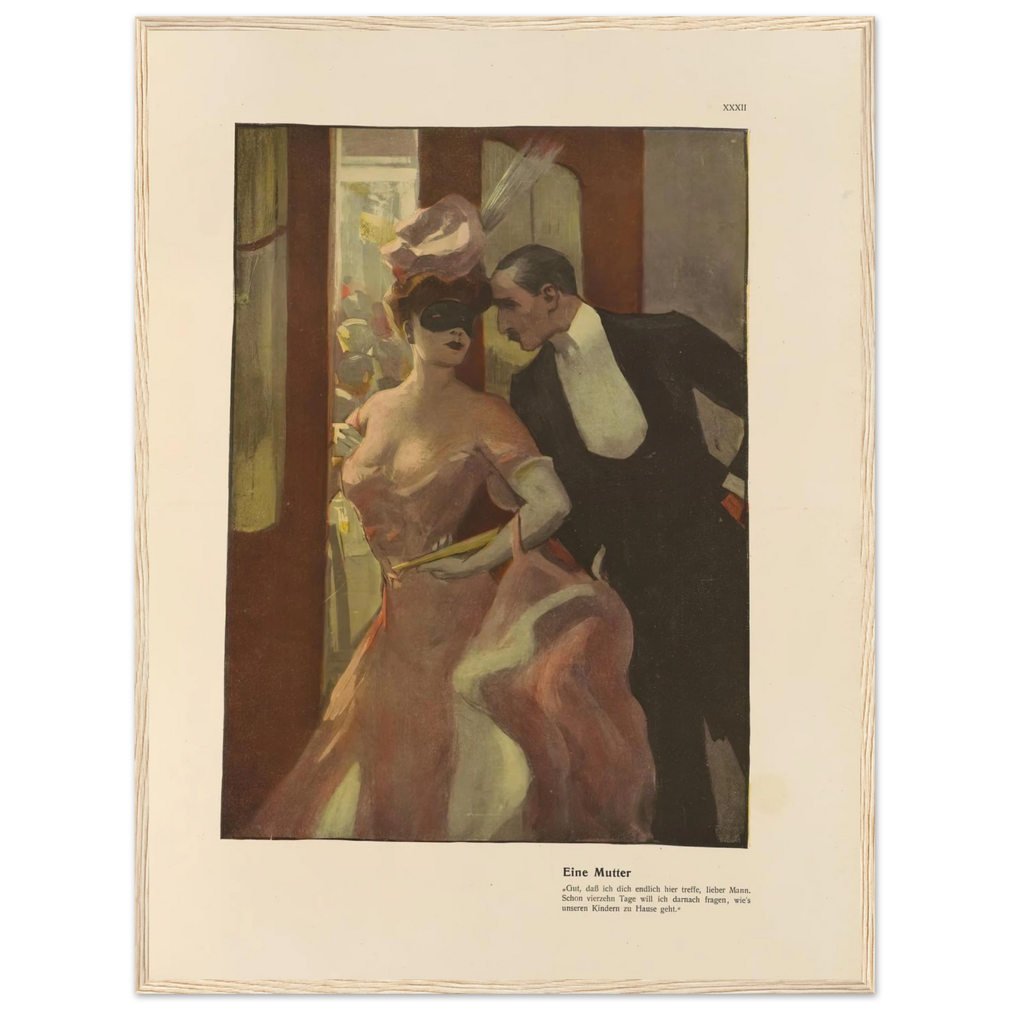 Eine Mutter (1908) Art Print | Ferdinand Freiherr von Reznicek-Quipham Collections