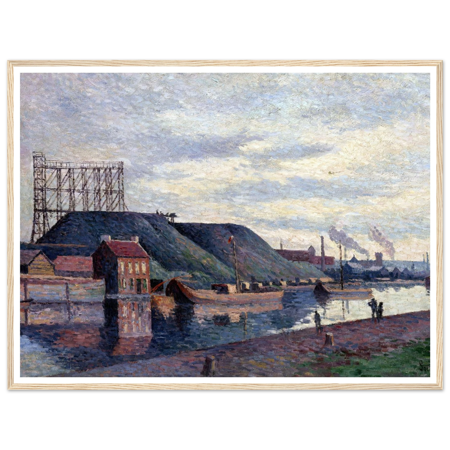 Les terrils de Sacré Madame (1897) Art Print | Maximilien Luce-Quipham Collections
