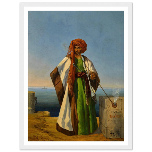 A Tobacco Merchant (1844) Art Print | Ippolito Caffi-Quipham Collections