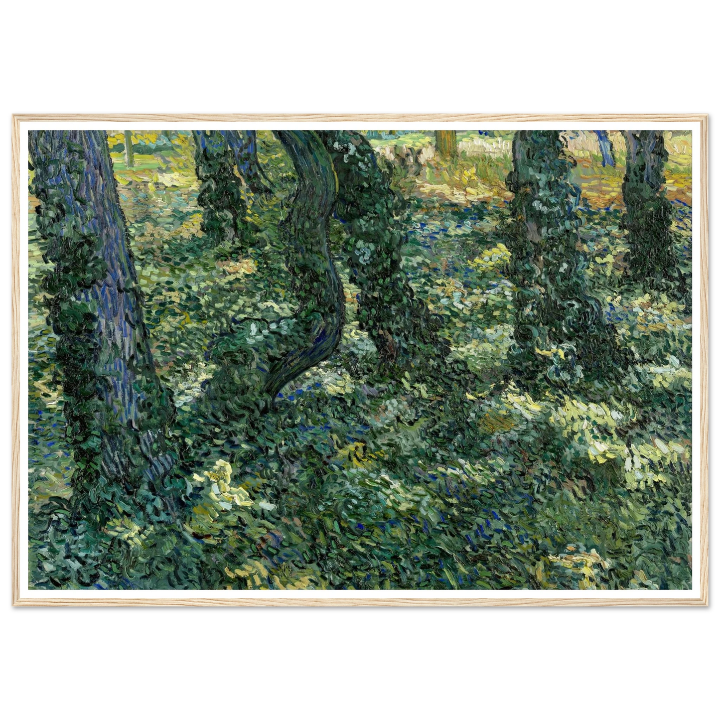 Undergrowth Art Print | Vincent van Gogh-Quipham Collections