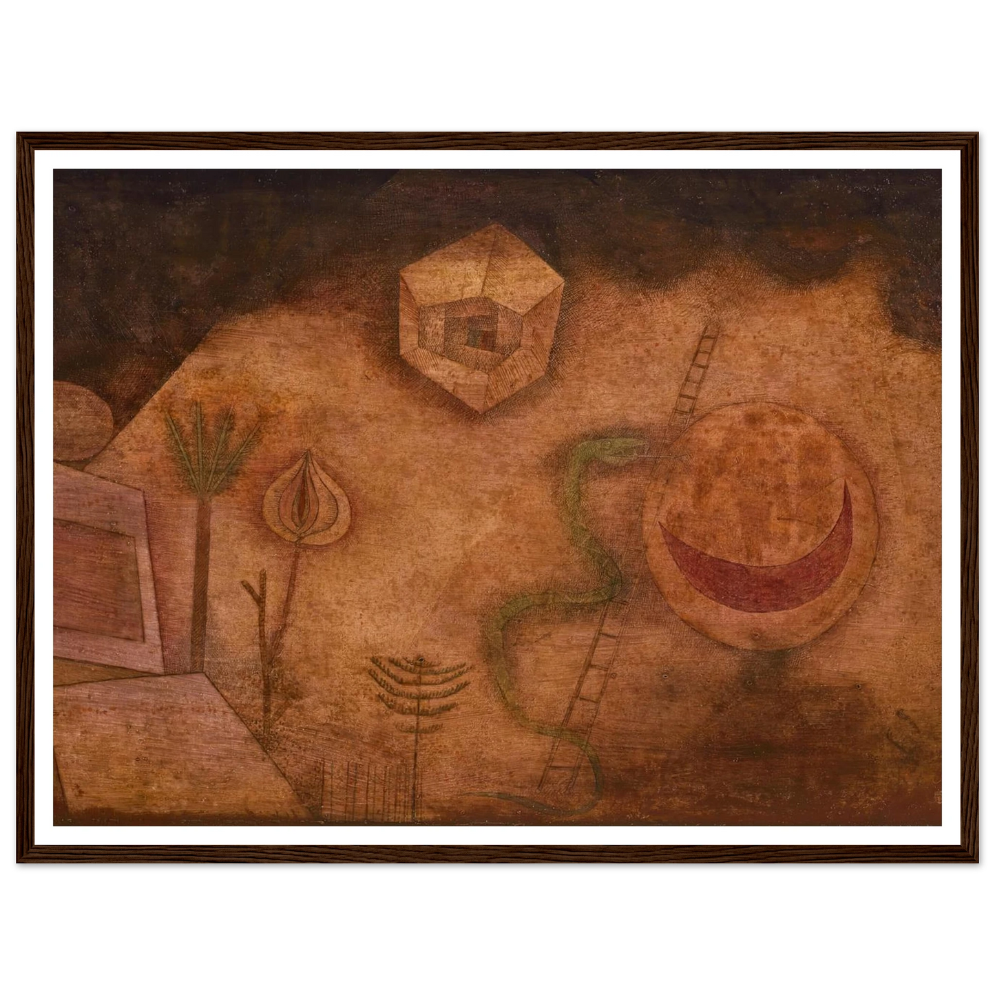 Die Schlange auf der Leiter (1929) Art Print | Paul Klee-Quipham Collections