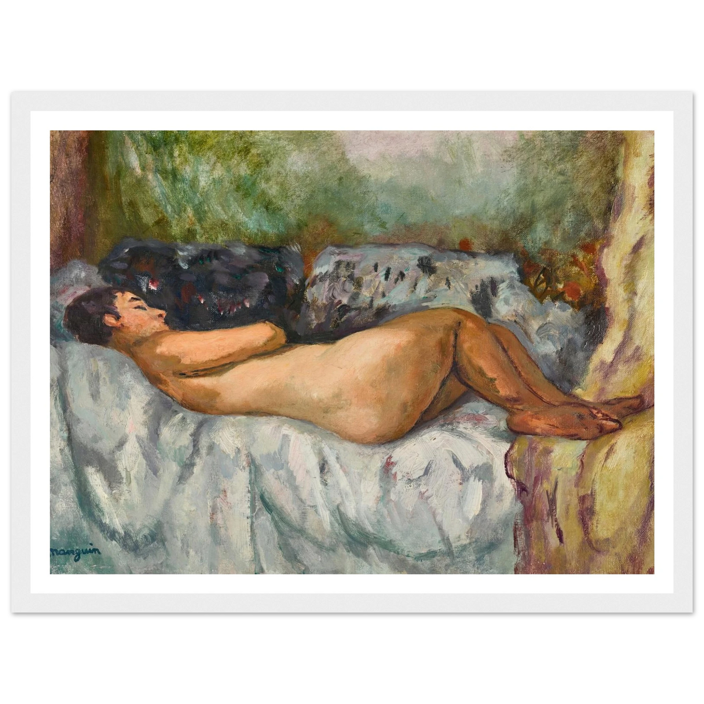 Jeanne; Nu allongé (1931) Art Print | Henri Manguin-Quipham Collections