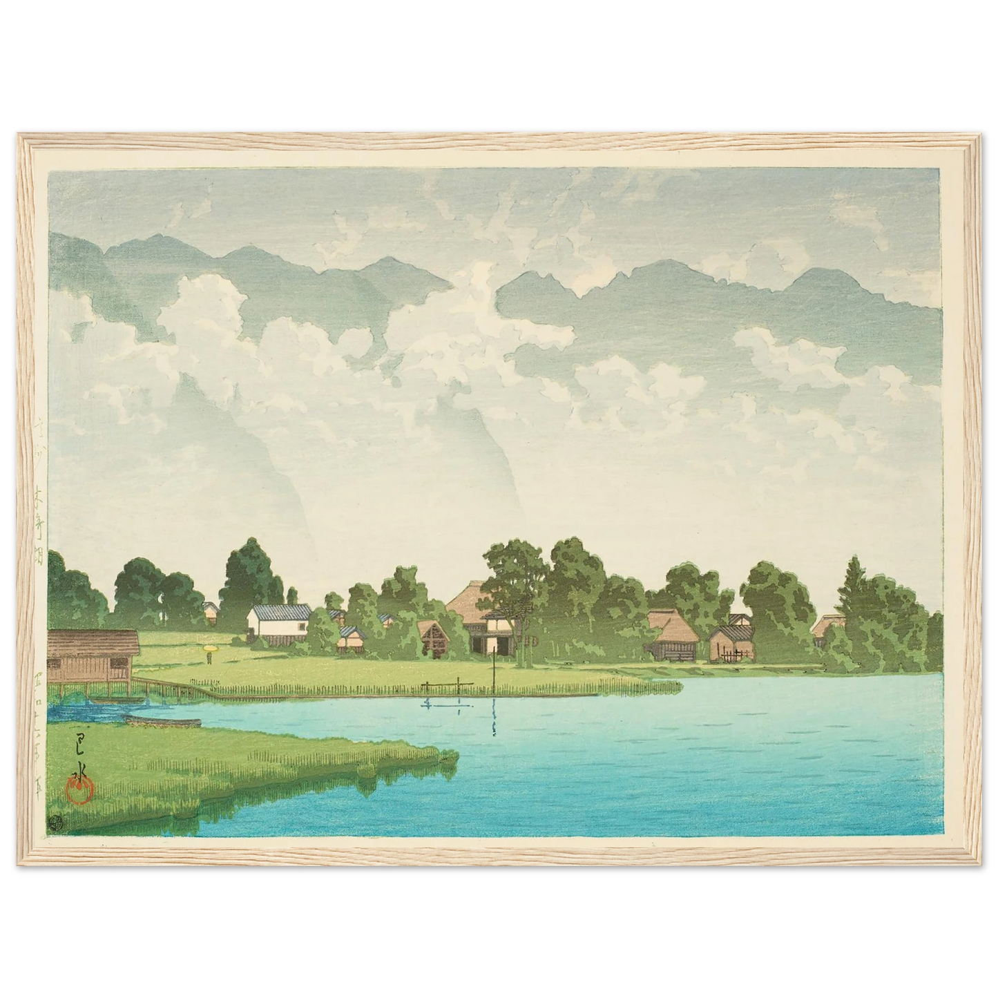 Shinshu Kizakiko (Kizaki Lake in Shinshu) (1941) Art Print | Kawase Hasui-Quipham Collections