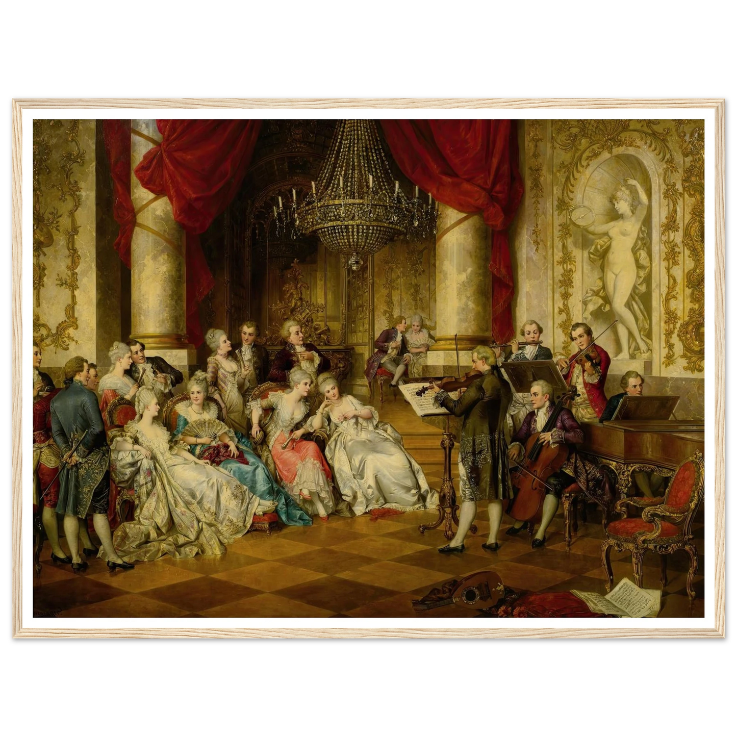 The Recital Art Print | Carl Schweninger Jr-Quipham Collections