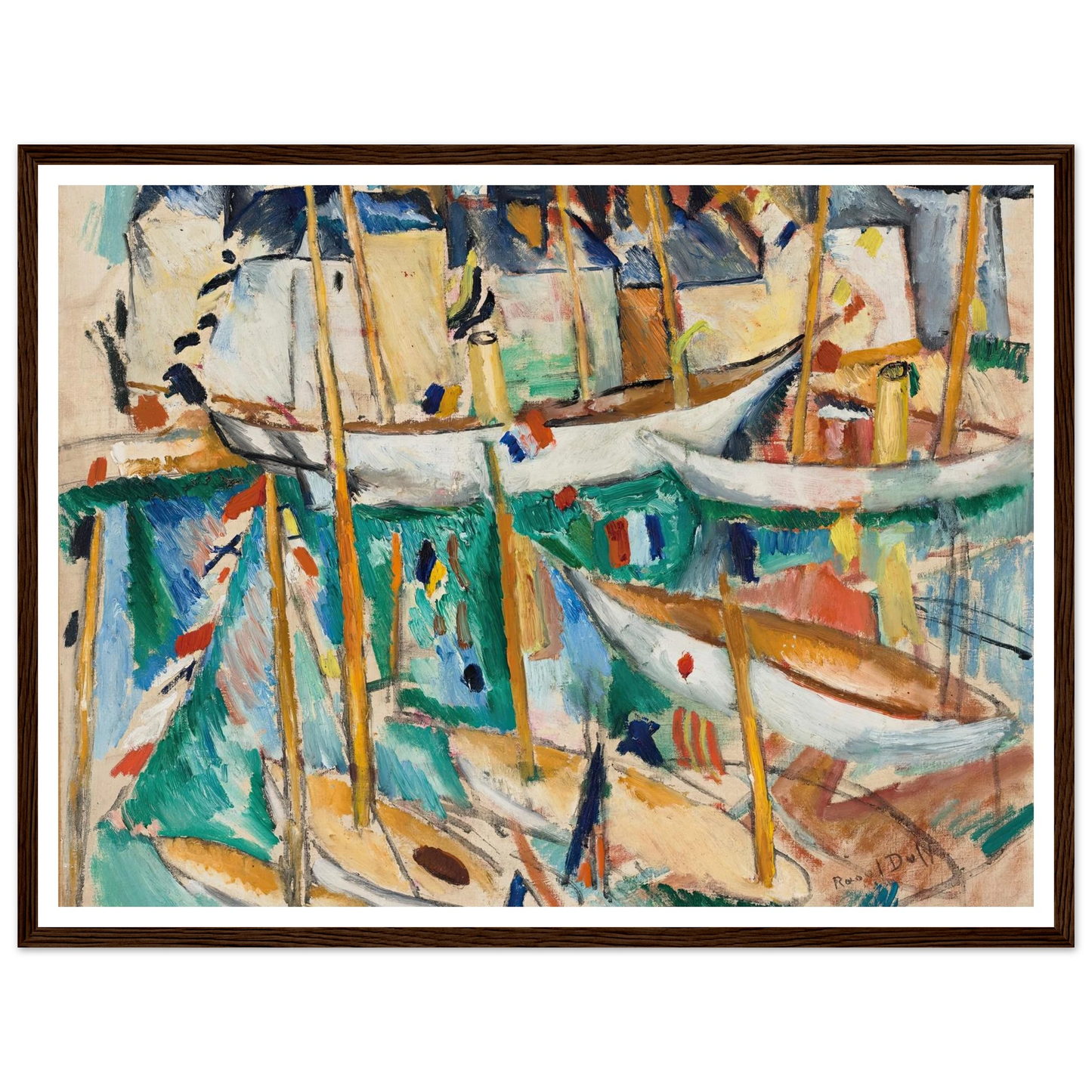 Les Bateaux (1909-1910) Art Print | Raoul Dufy-Quipham Collections