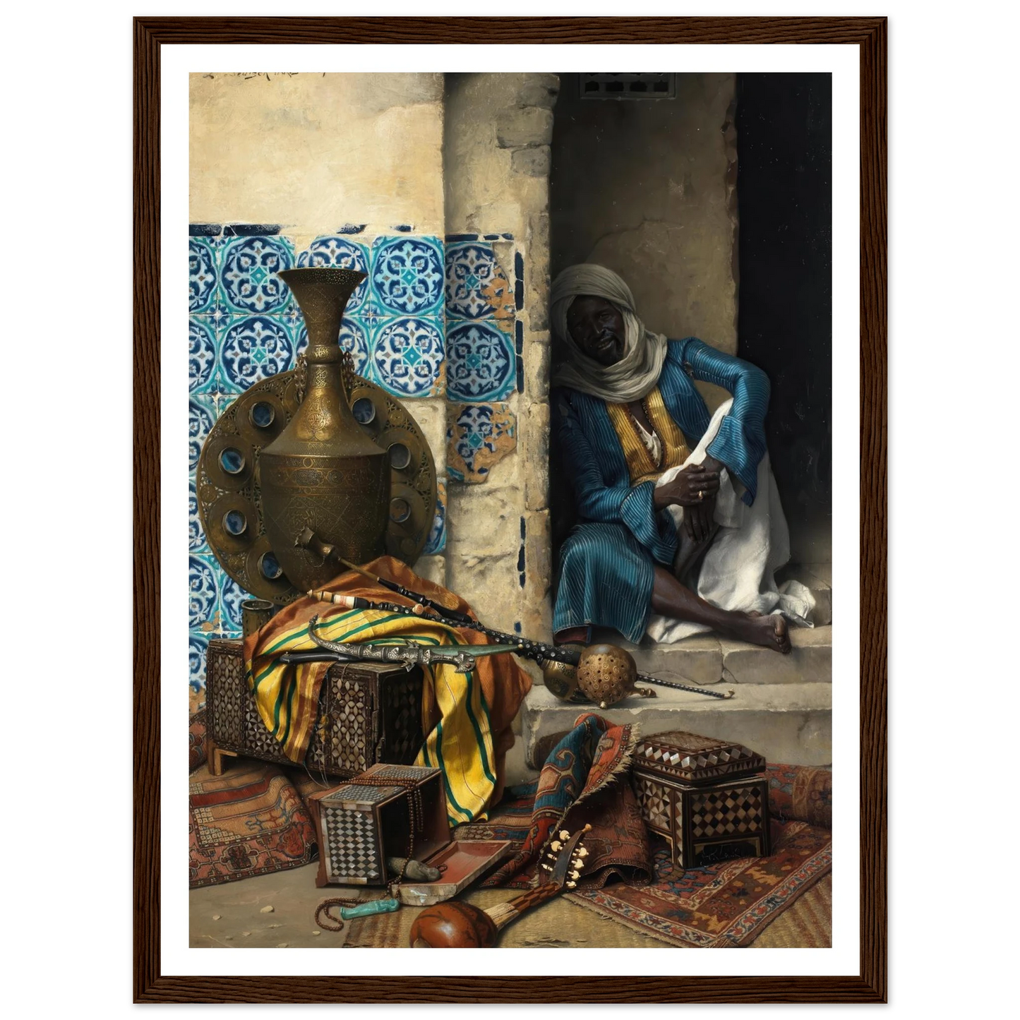 A Dealer in Artefacts (1887) Art Print | Ludwig Deutsch-Quipham Collections