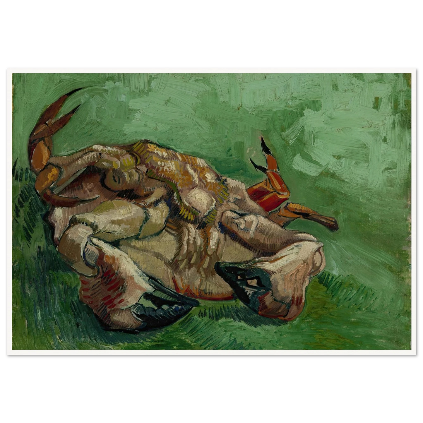 A crab on its back (1888) Art Print | Vincent van Gogh-Quipham Collections