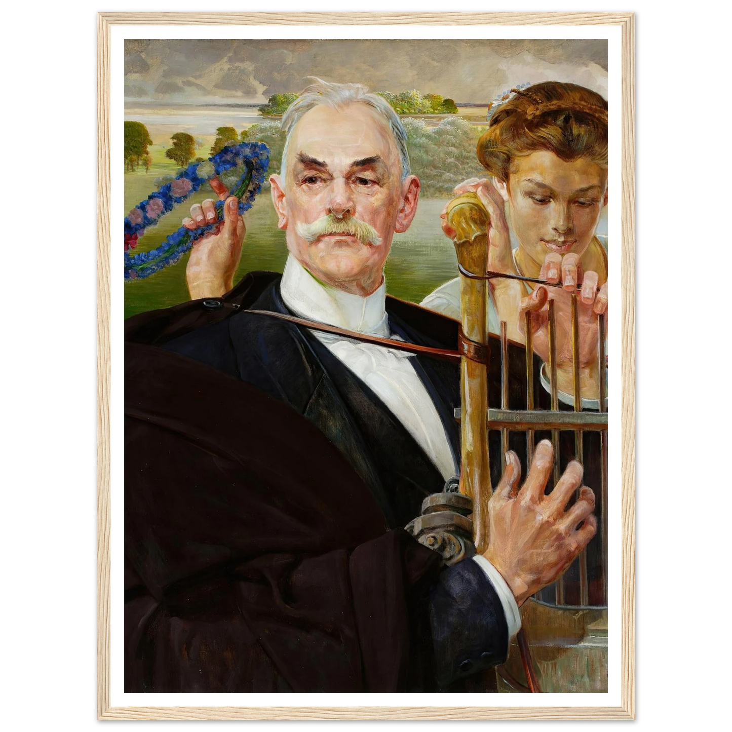 Portrait of Władysław Żeleński (1908) Art Print | Jacek Malczewski-Quipham Collections