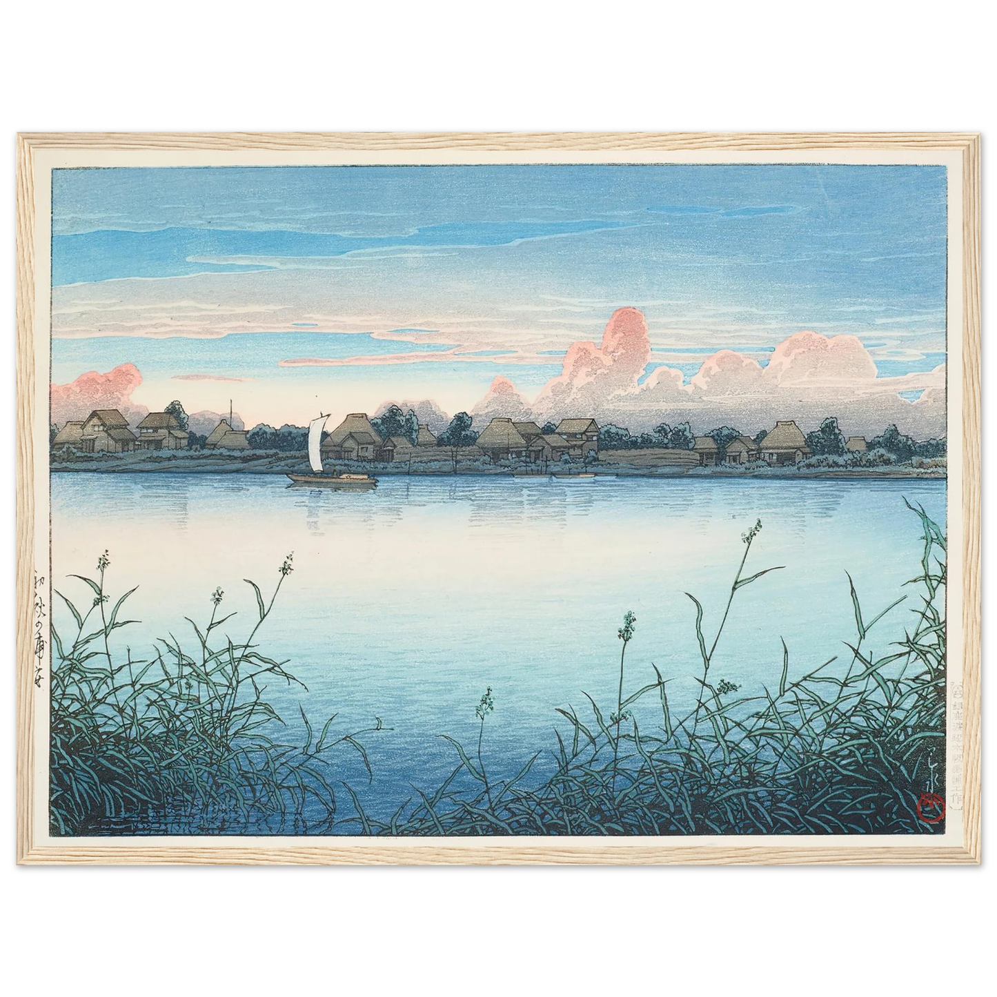 Shugetsu no Urayasu (Urayasu in early autumn) (1931) Art Print | Kawase Hasui-Quipham Collections