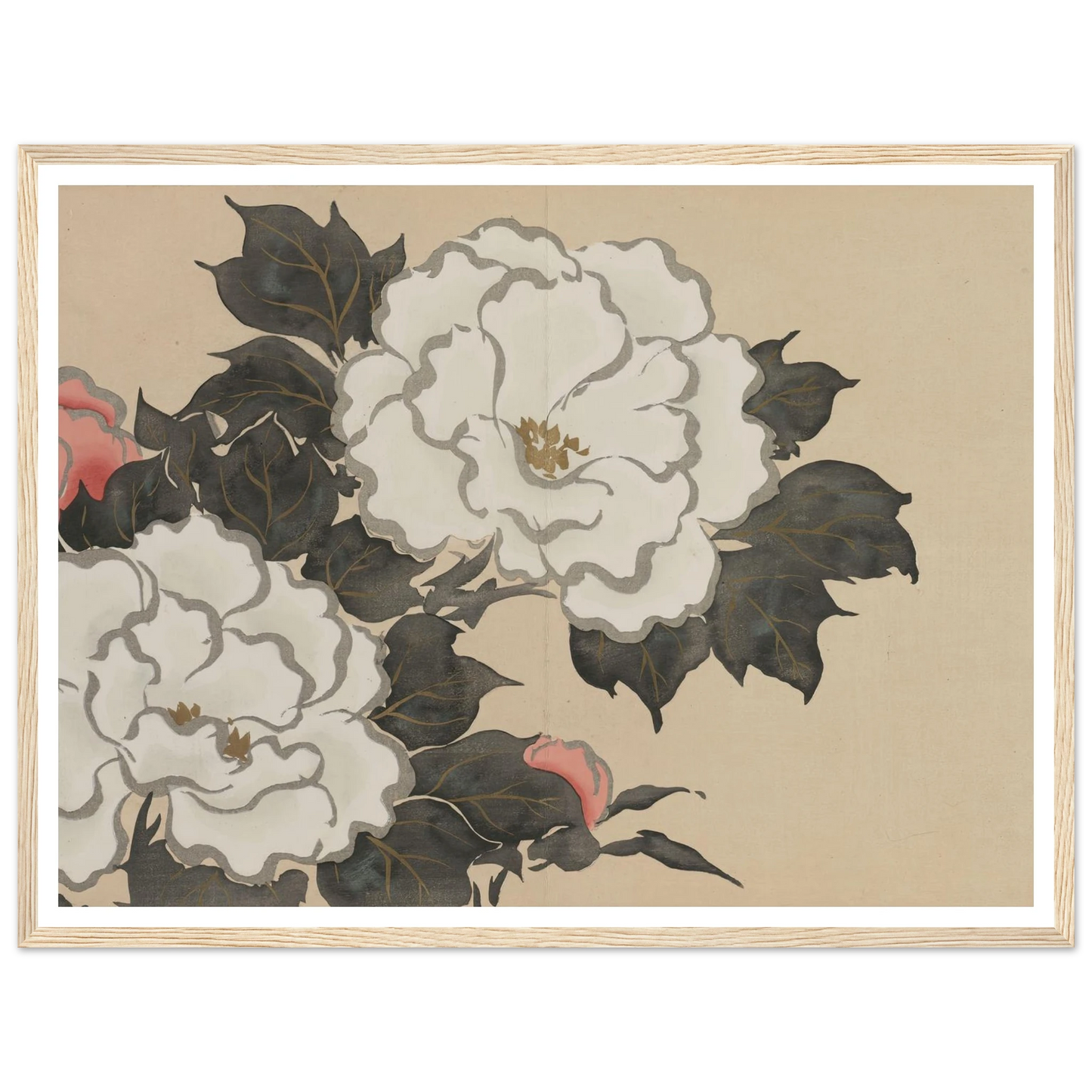 Peonies (Fukamigusa) (1909-1910) Art Print | Kamisaka Sekka-Quipham Collections