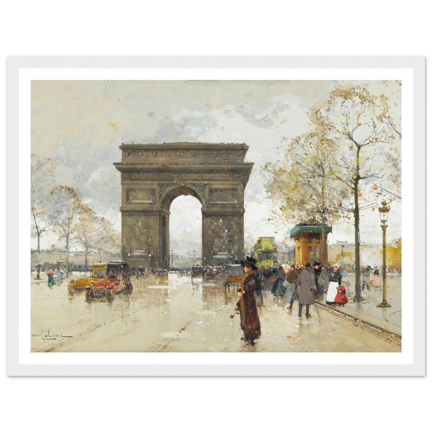 L’arc De Triomphe Art Print | Eugene Galien Laloue-Quipham Collections
