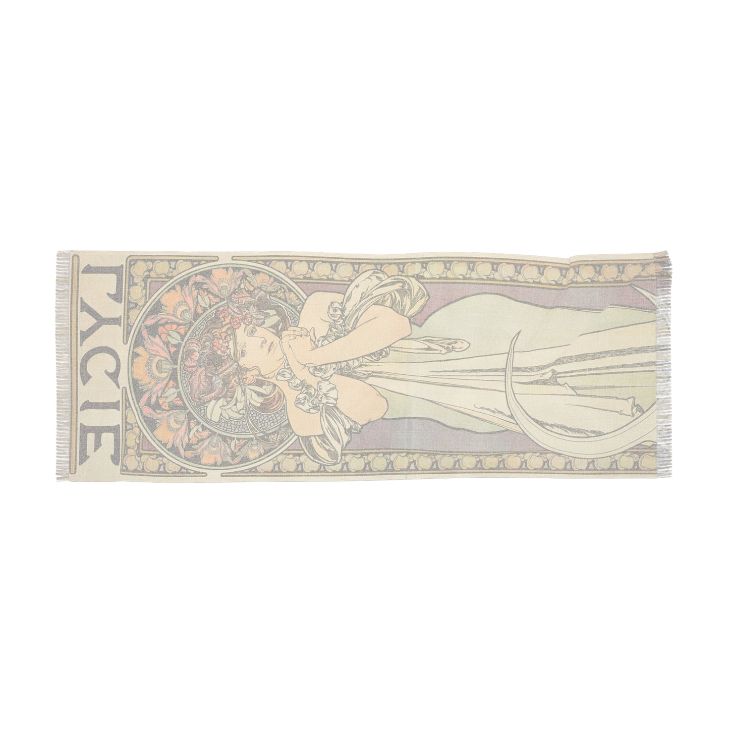 Lygie | Alphonse Mucha Scarf – Art Nouveau Scarf-Quipham Collections