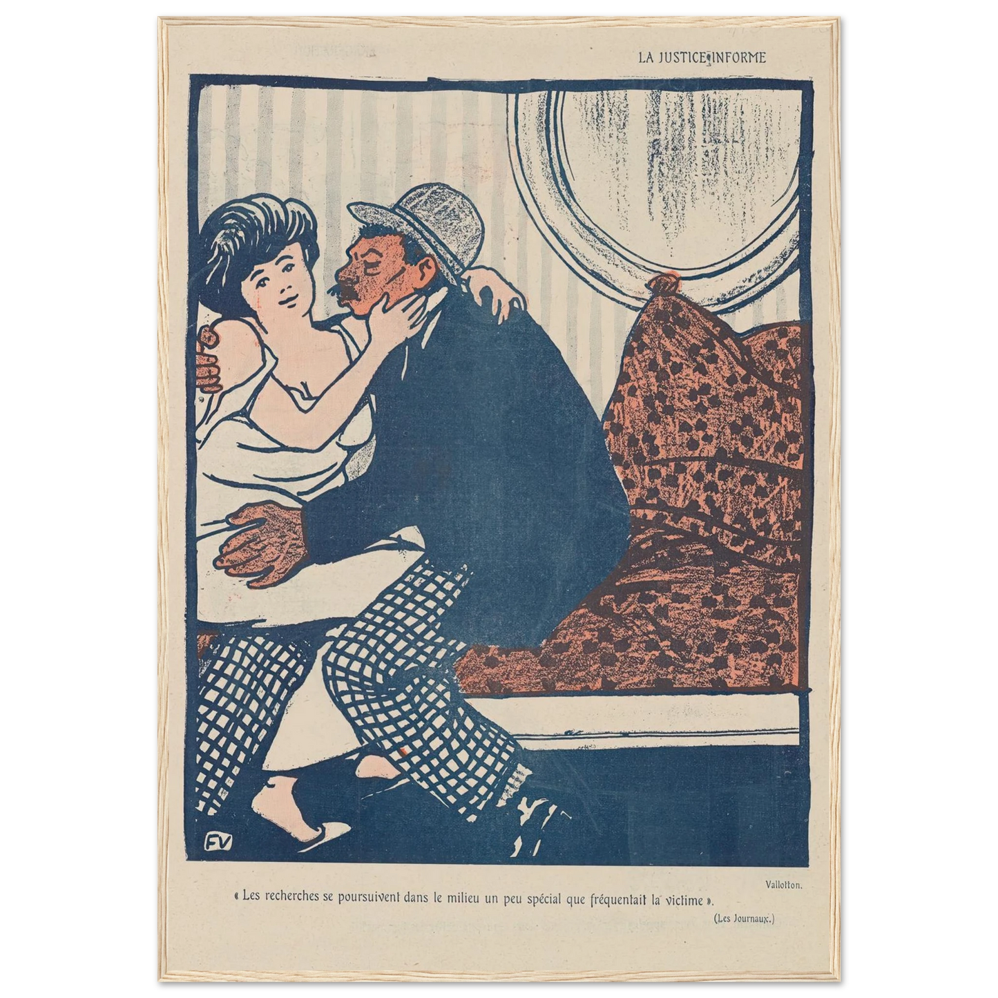 10 octobre 1903. Art Print | Felix Vallotton-Quipham Collections
