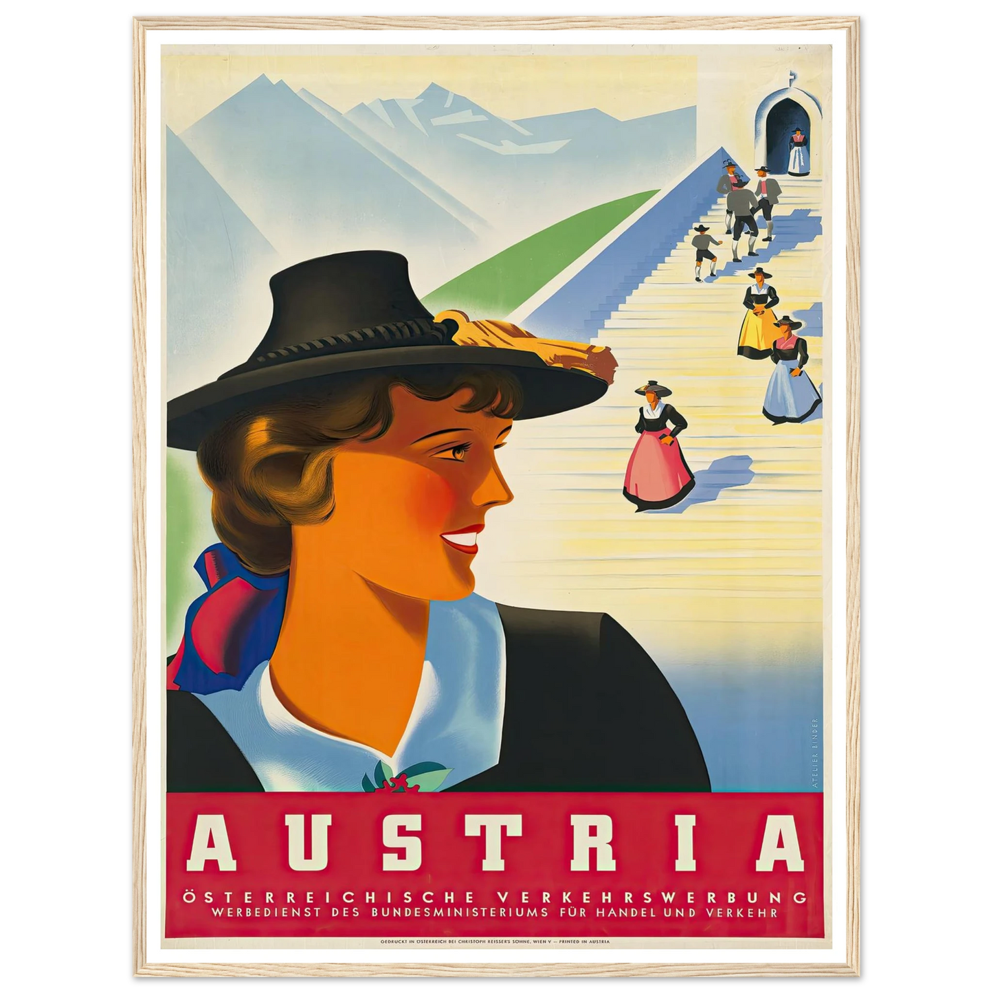 Austria Art Print | Joseph Binder-Quipham Collections