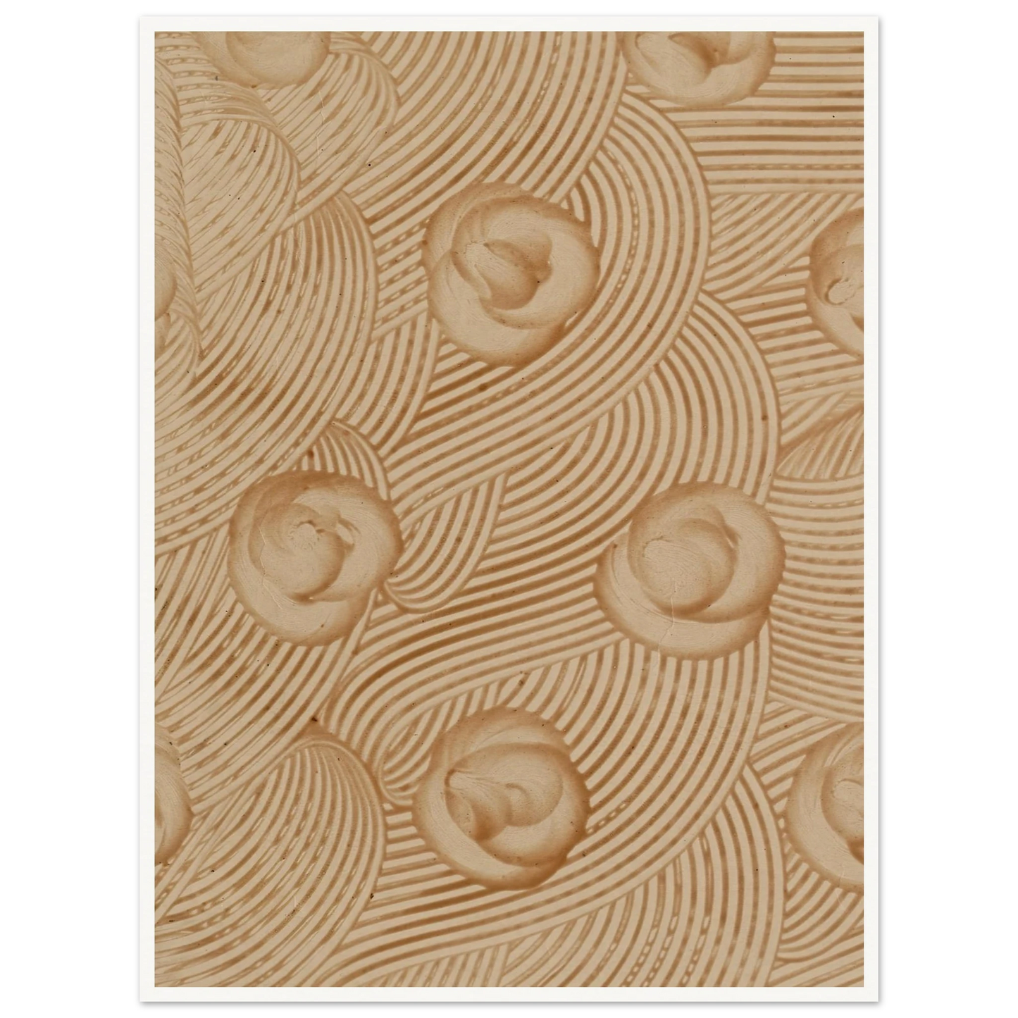 Kleisterpapier mit Verdrängungsdekor (1890) Art Print | Anker Kyster-Quipham Collections