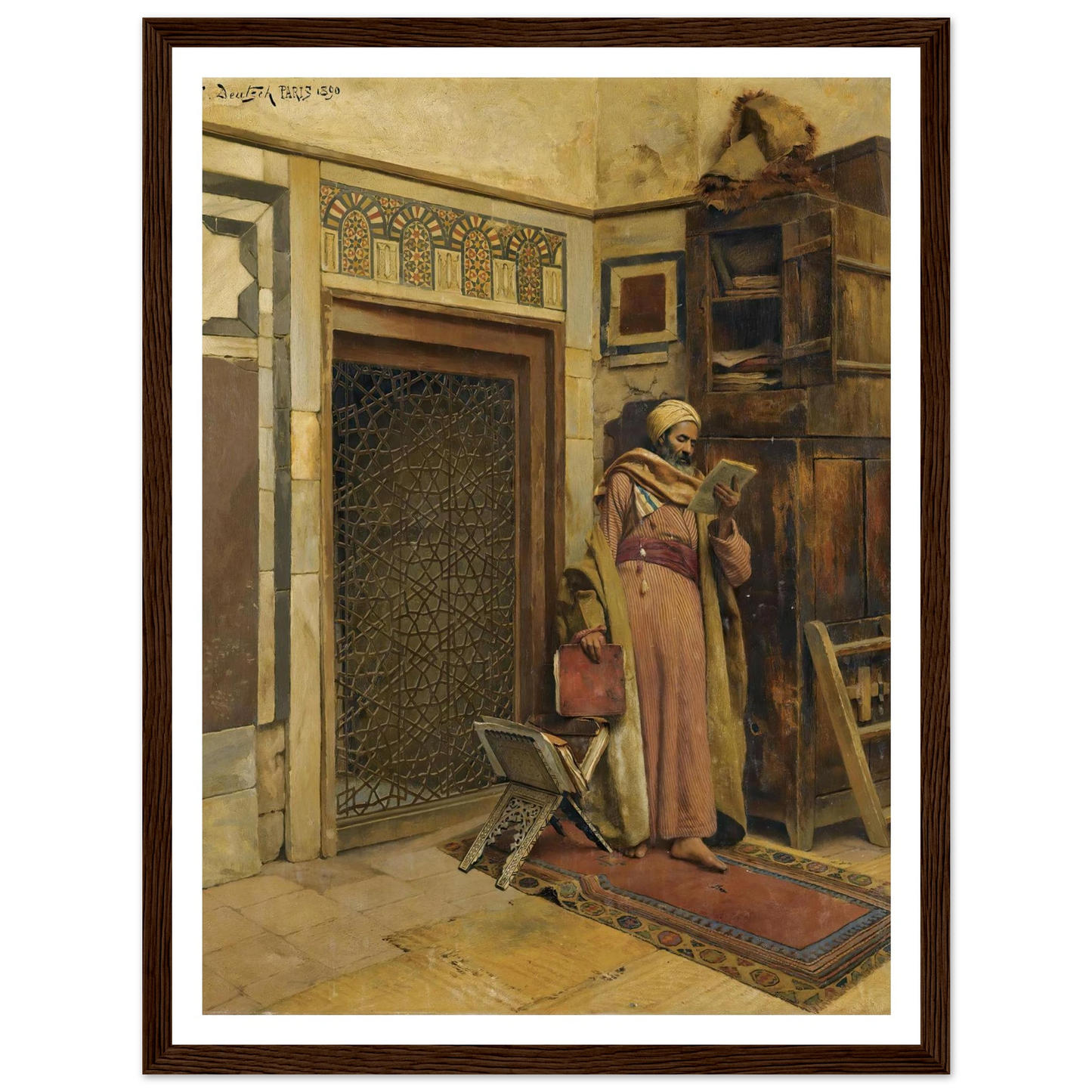 The scholar (1890) Art Print | Ludwig Deutsch-Quipham Collections