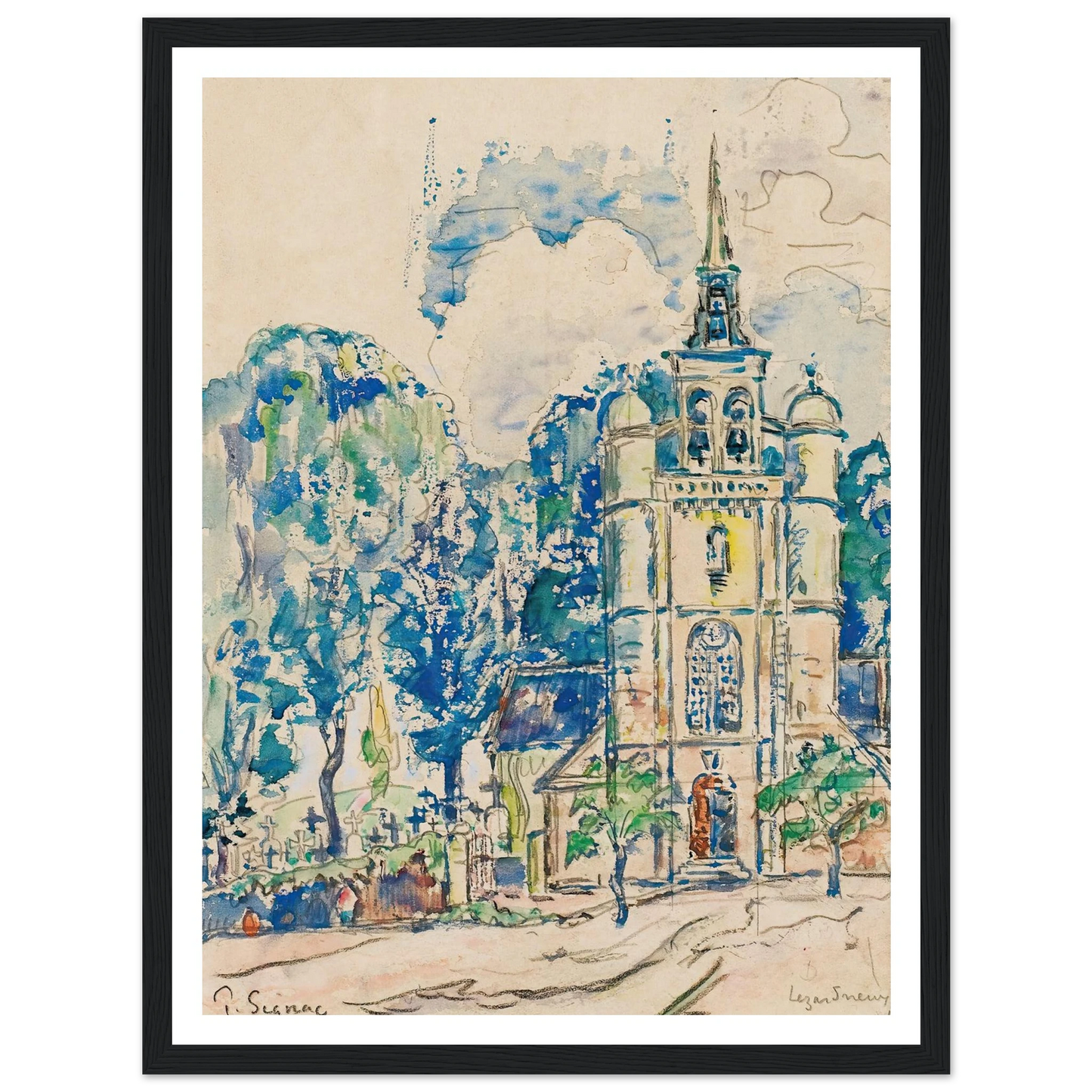Lezardieux Art Print | Paul Signac-Quipham Collections