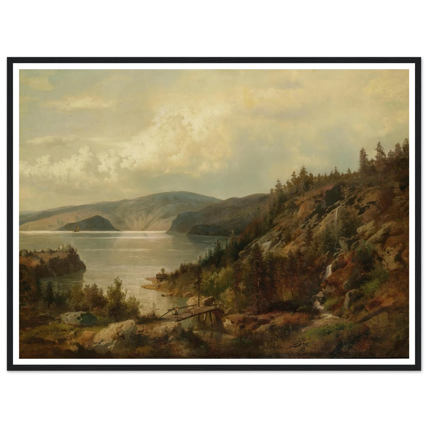 The Old Bridge Art Print | Hermann Ottomar Herzog-Quipham Collections