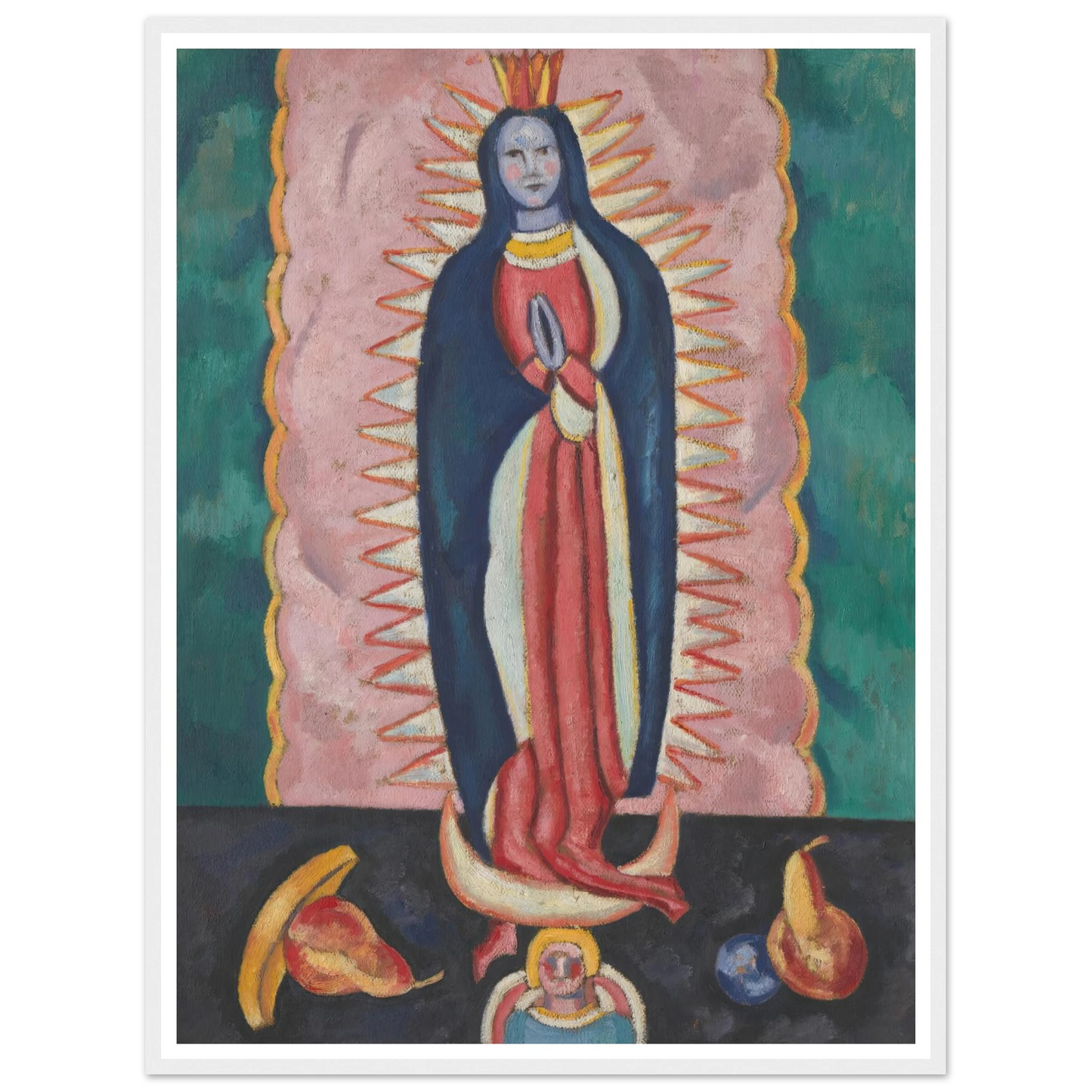 The Virgin of Guadalupe (ca. 1918–19) Art Print | Marsden Hartley-Quipham Collections