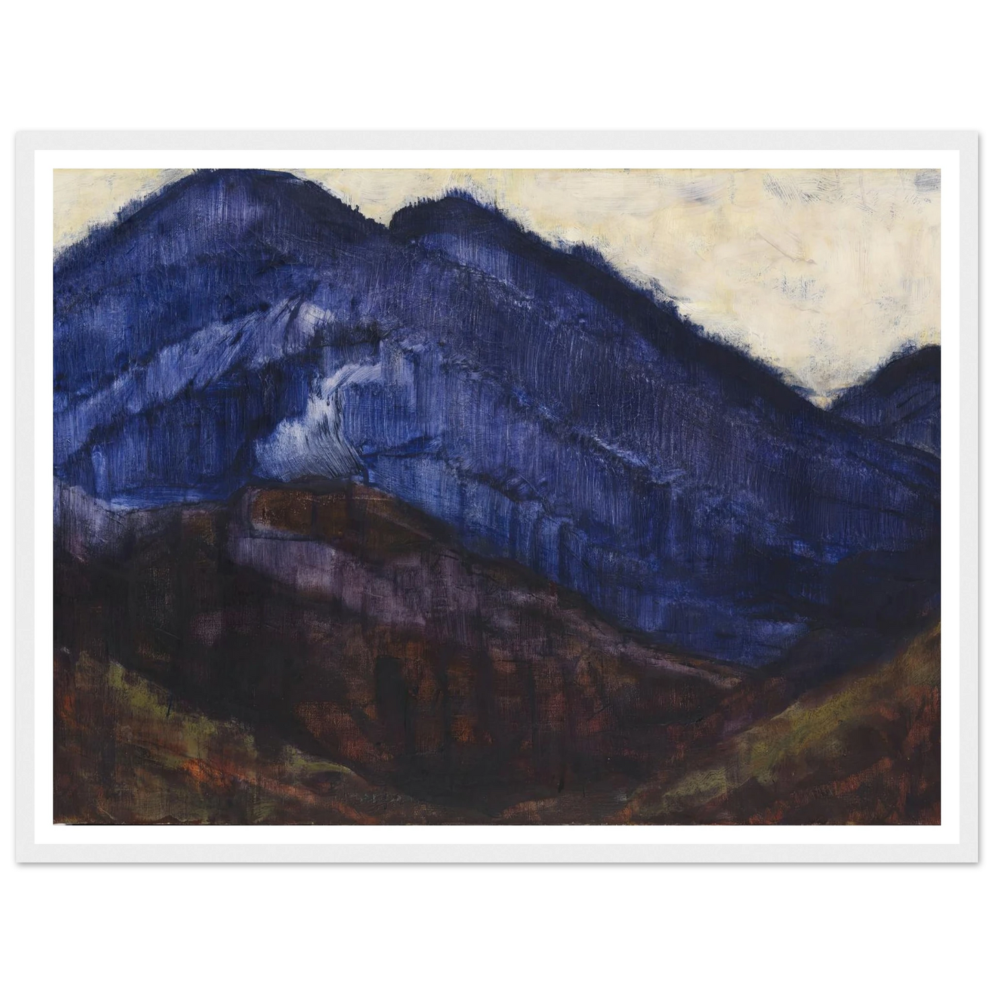 Die blauen Berge (ca 1912) Art Print | Christian Rohlfs-Quipham Collections