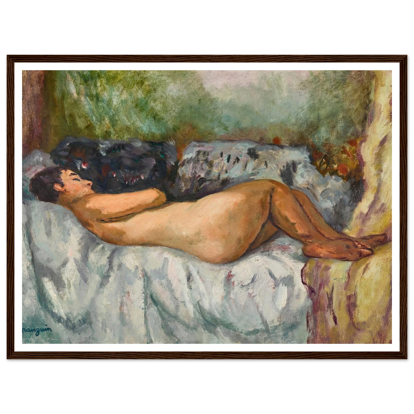 Jeanne; Nu allongé (1931) Art Print | Henri Manguin-Quipham Collections