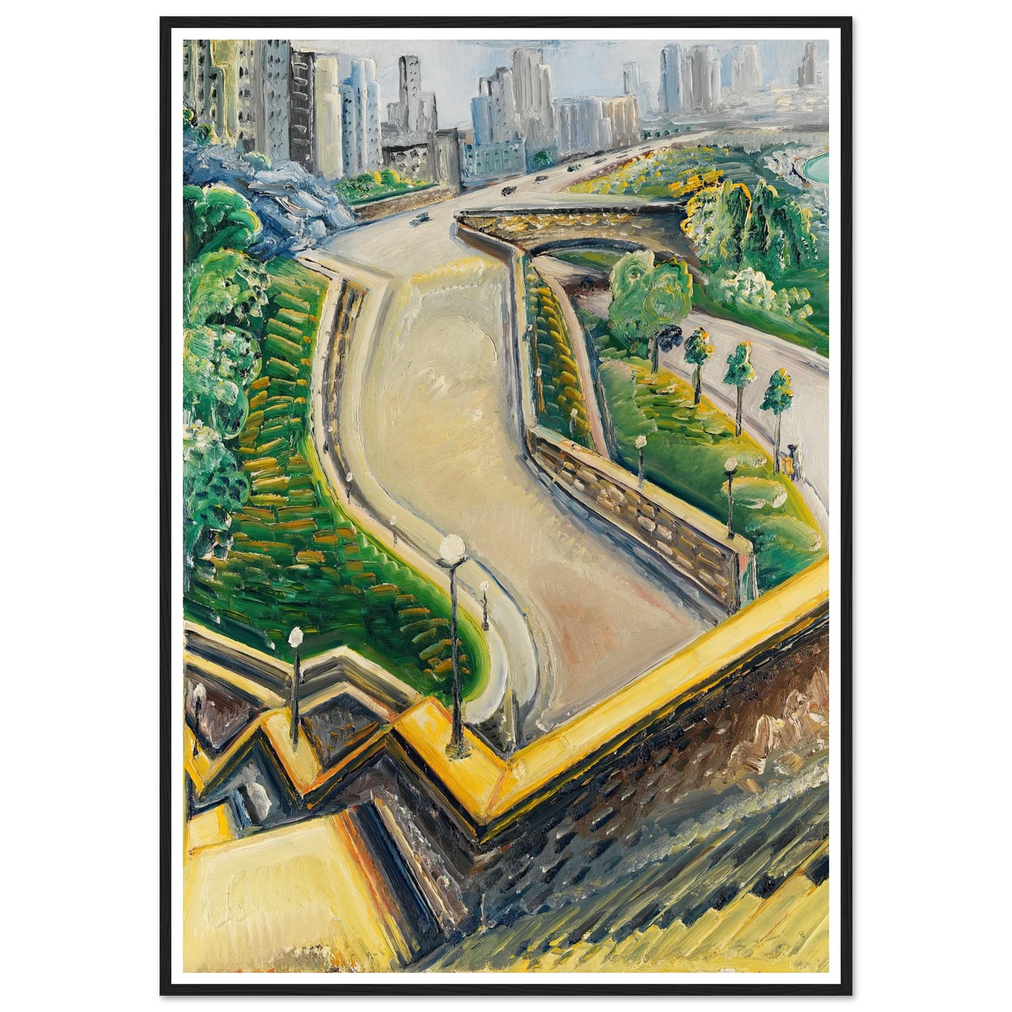 New York Riverside Drive (1934) Art Print | Paul Kleinschmidt-Quipham Collections