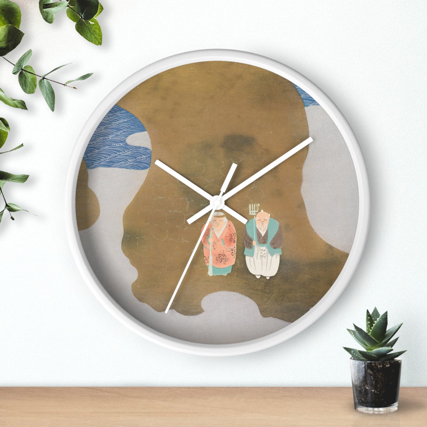A Thousand Grasses Pl.21 Wall Clock | Kamisaka Sekka-Quipham Collections
