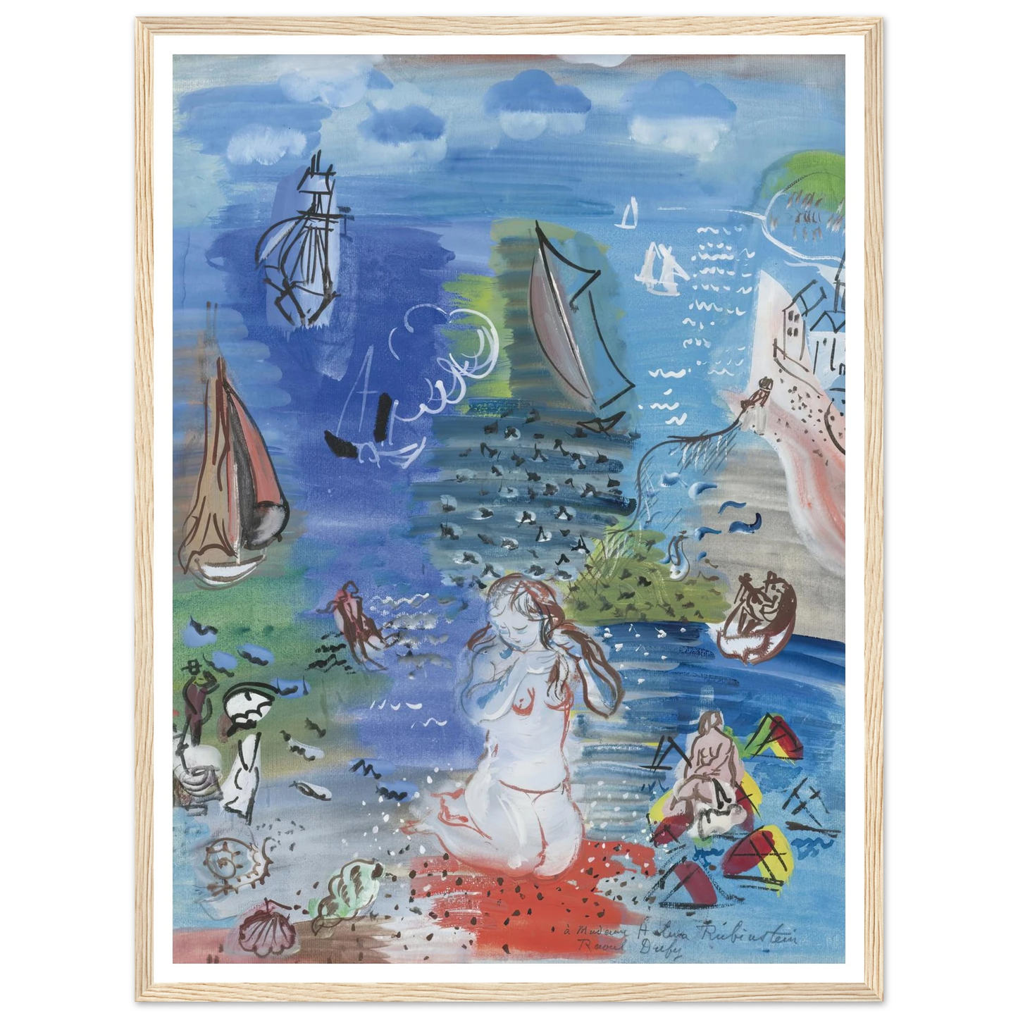 Amphitrite (1939) Art Print | Raoul Dufy-Quipham Collections