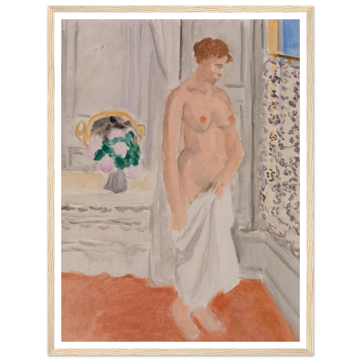 Standing Nude near Window (1919-1920) Art Print | Henri Matisse-Quipham Collections