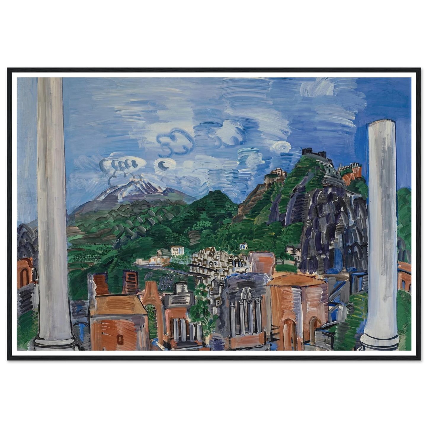 Le théâtre antique de Taormina (1923) Art Print | Raoul Dufy-Quipham Collections