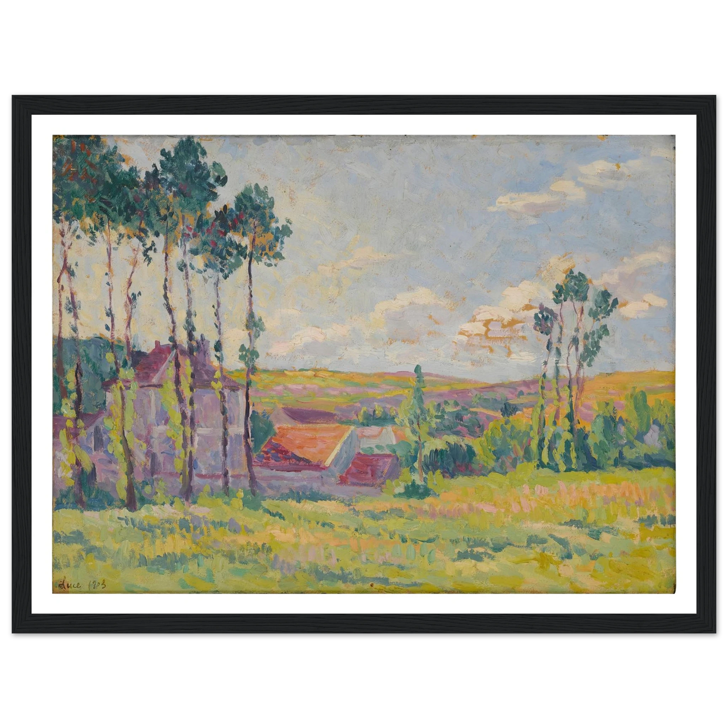 Moulineux, la teinderie (1903) Art Print | Maximilien Luce-Quipham Collections