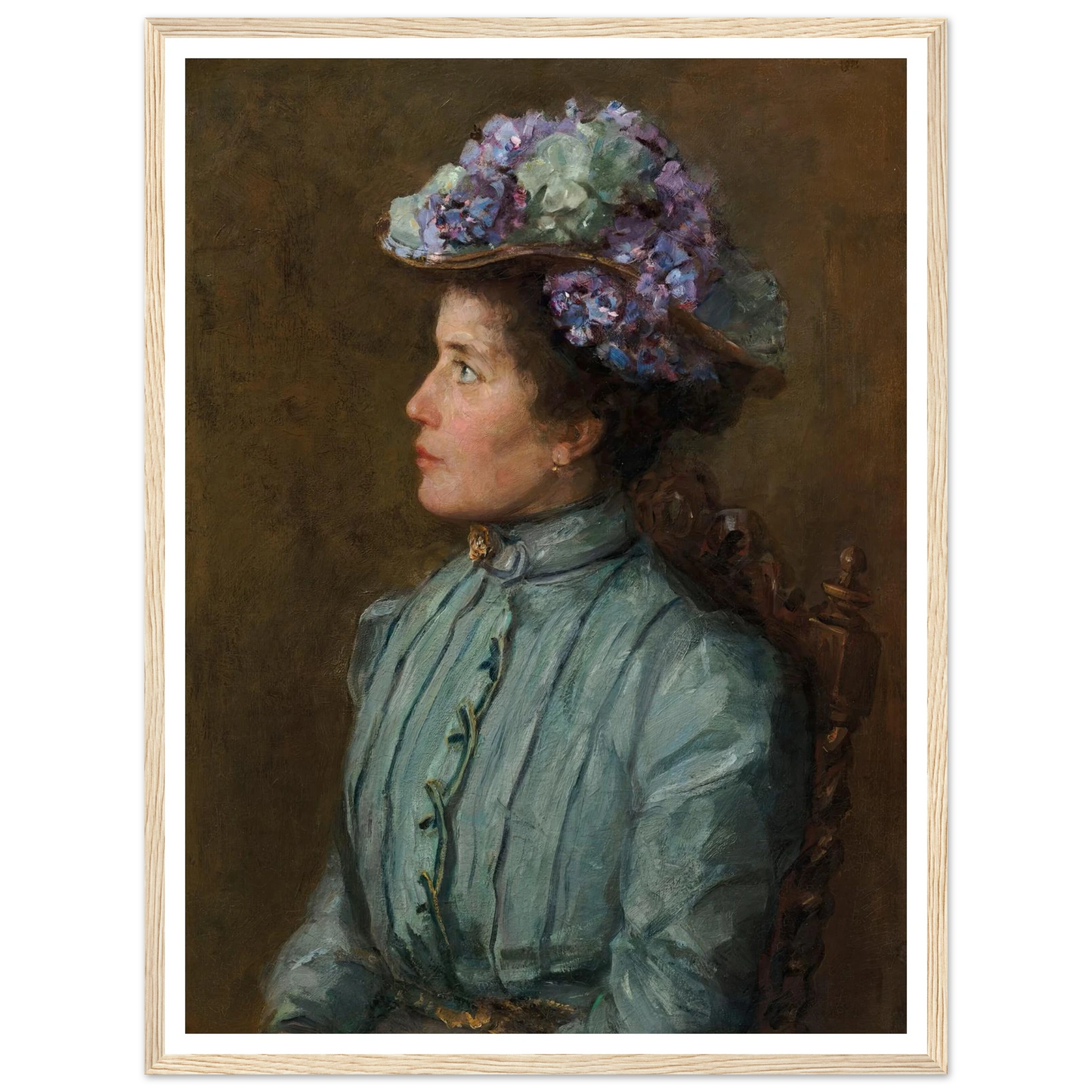 Portret van Elisabeth Sophia Maria (Betsy) Cavalini (1901) Art Print | Piet Mondrian-Quipham Collections