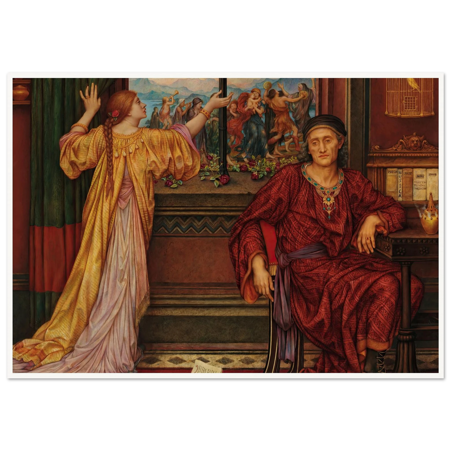 The Gilded Cage (1919) Art Print | Evelyn de Morgan-Quipham Collections