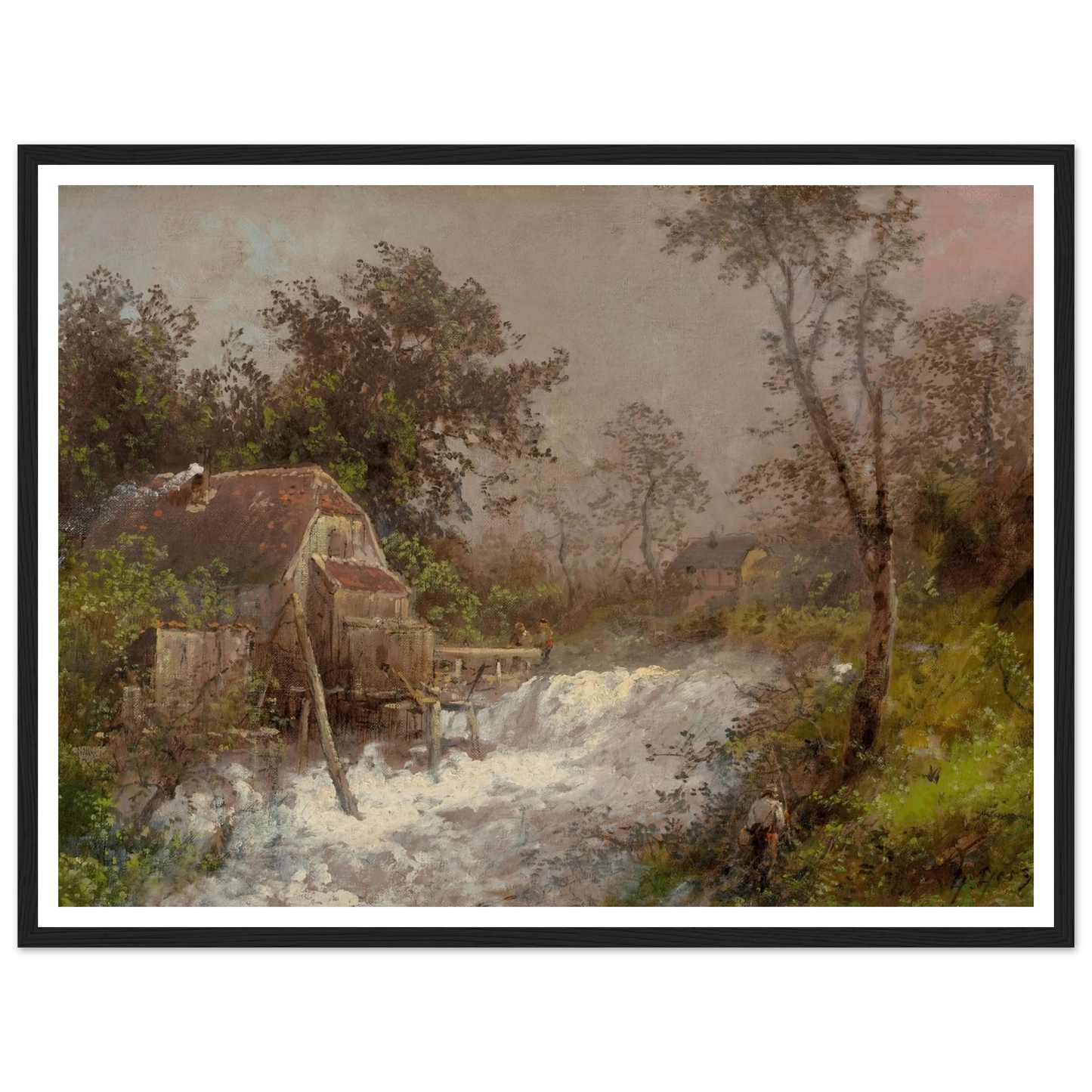 The Old Mill Art Print | Hermann Ottomar Herzog-Quipham Collections